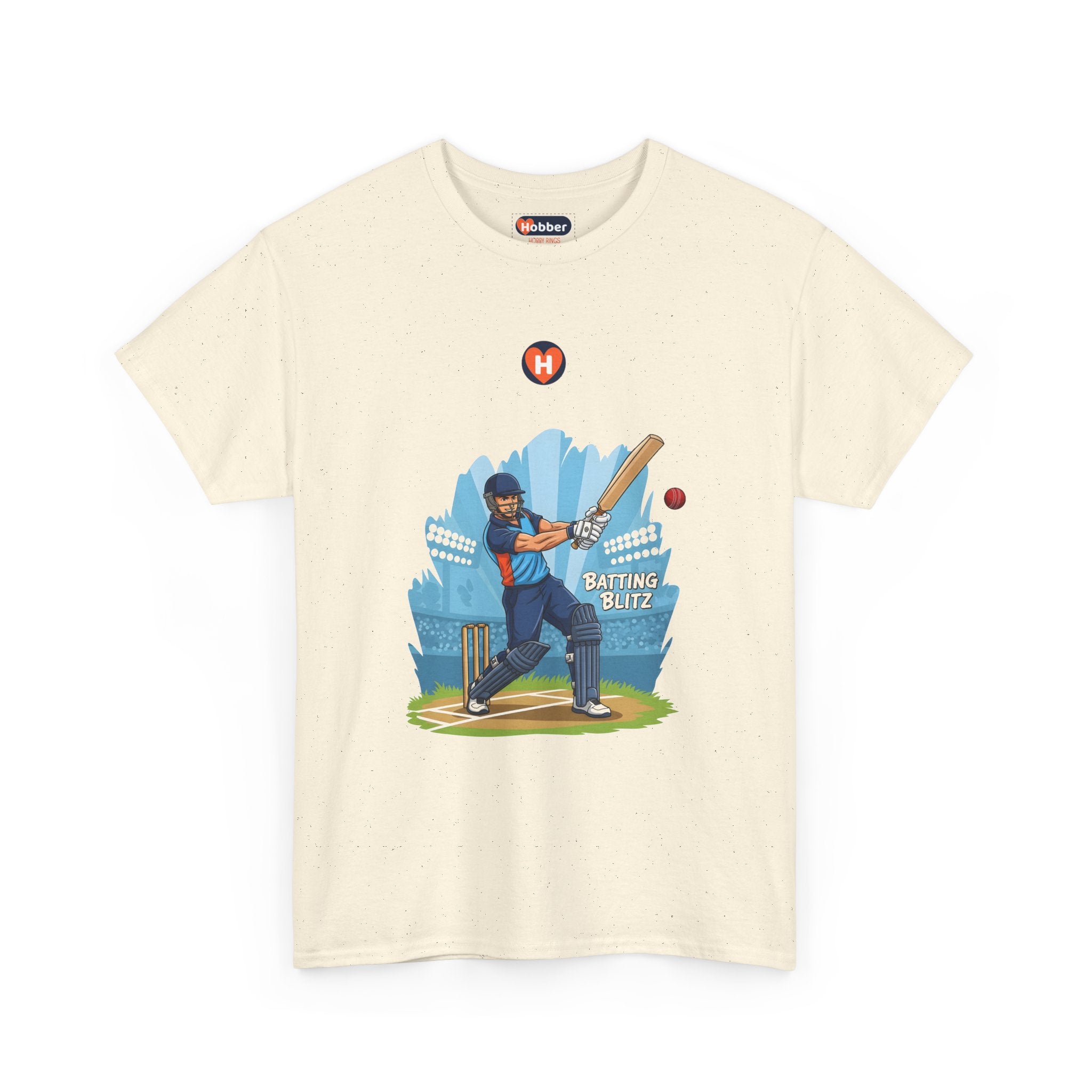 Hobber Mens Sports & Adventure T-Shirt, #25 Cricket