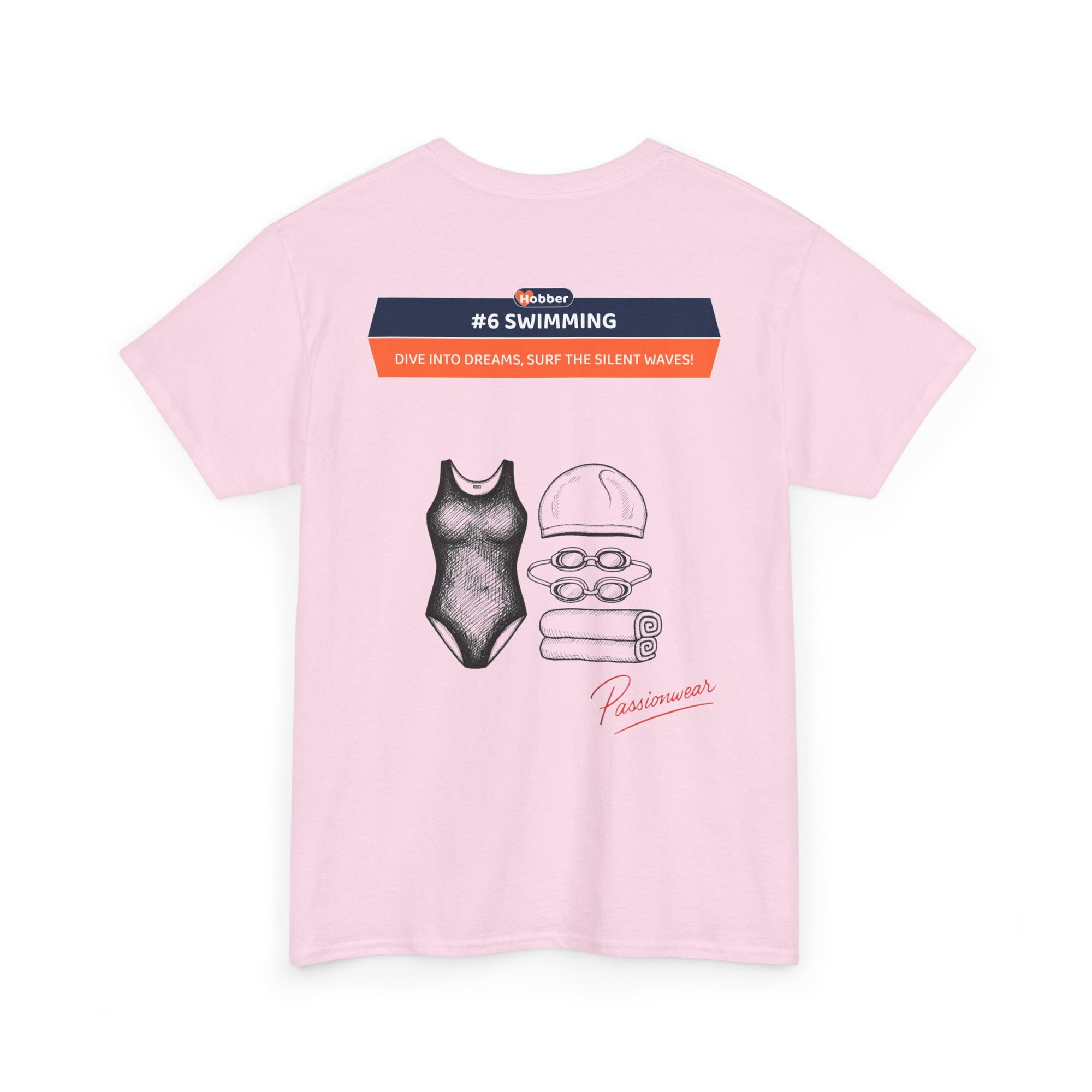 Hobber Unisex Sports & Adventure T-Shirt, #6 Swimming