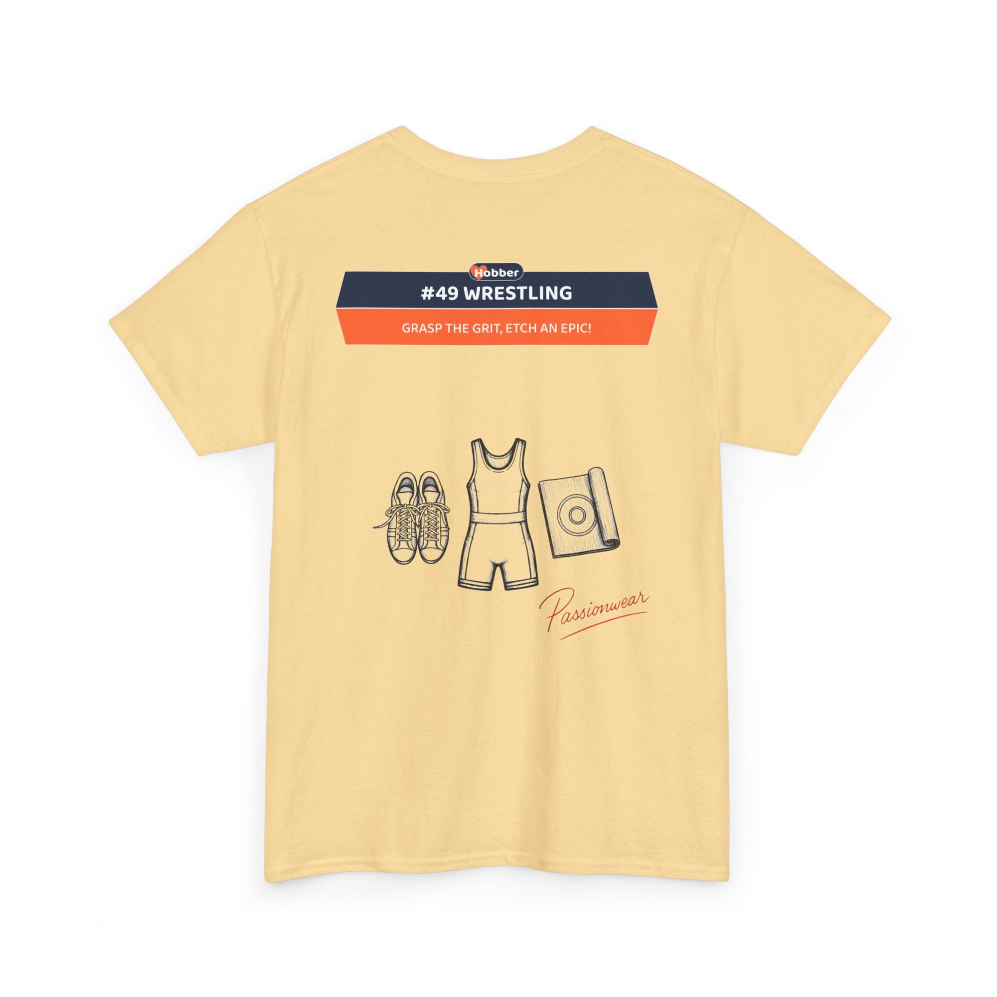 Hobber Mens Sports & Adventure T-Shirt, #49 Wrestling