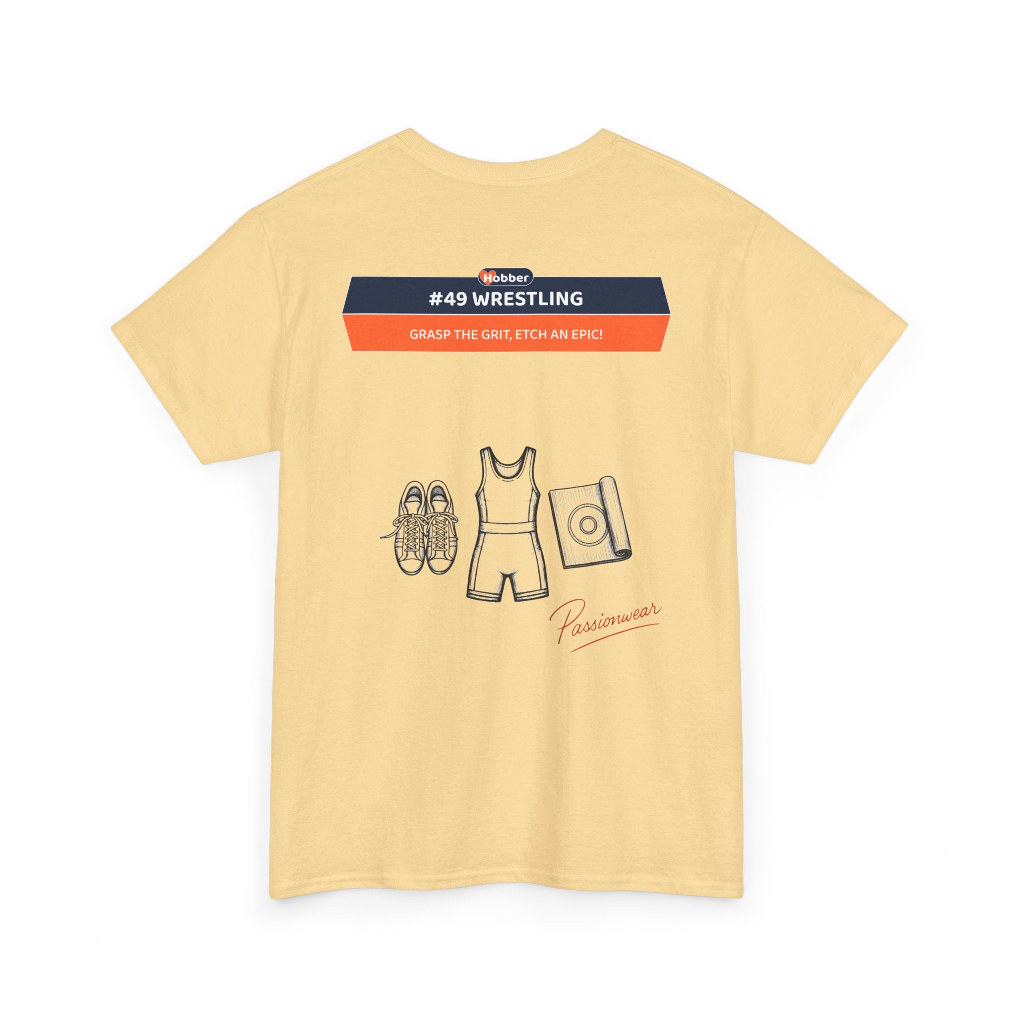 Hobber Mens Sports & Adventure T-Shirt, #49 Wrestling