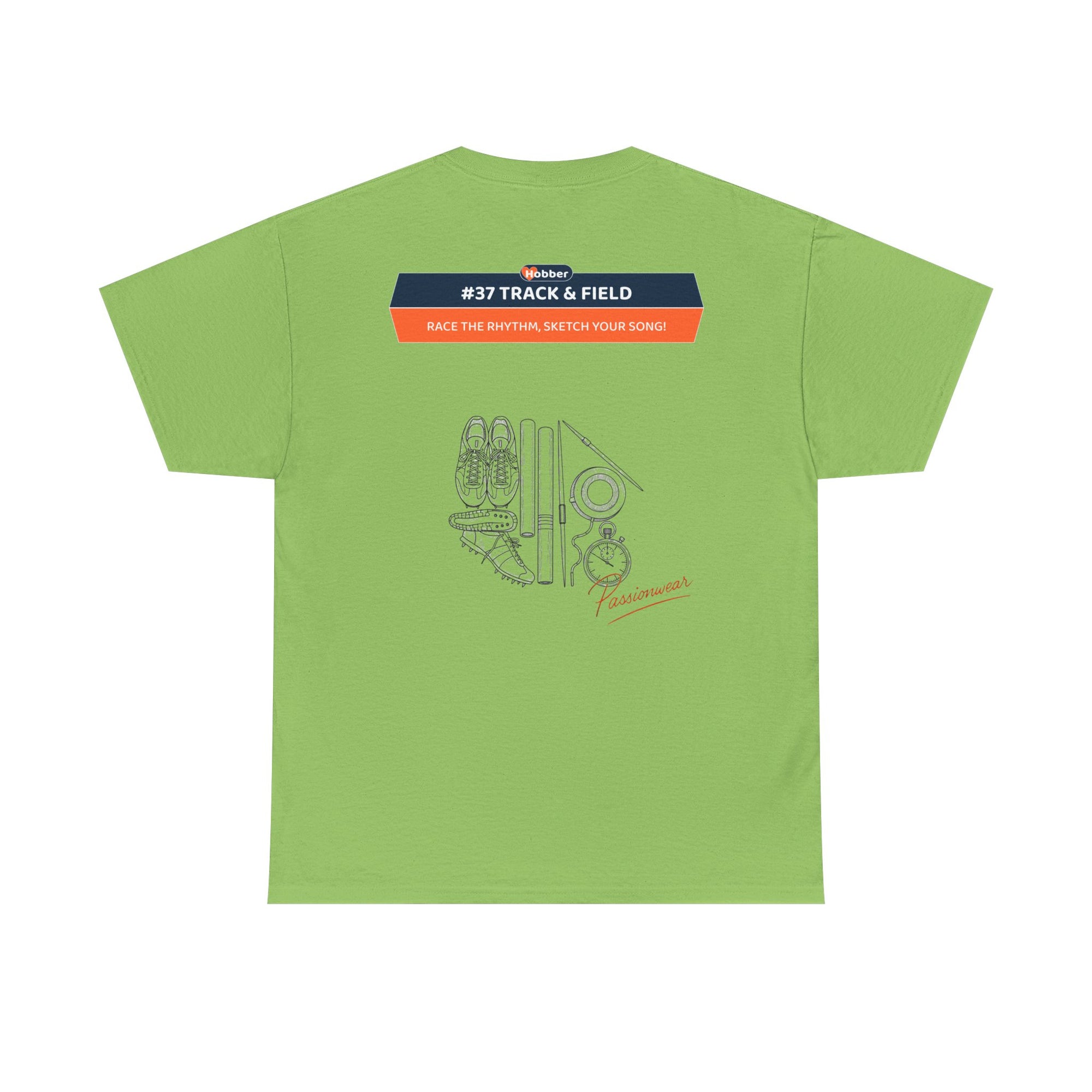 Hobber Mens Sports & Adventure T-Shirt, #37 Track & field