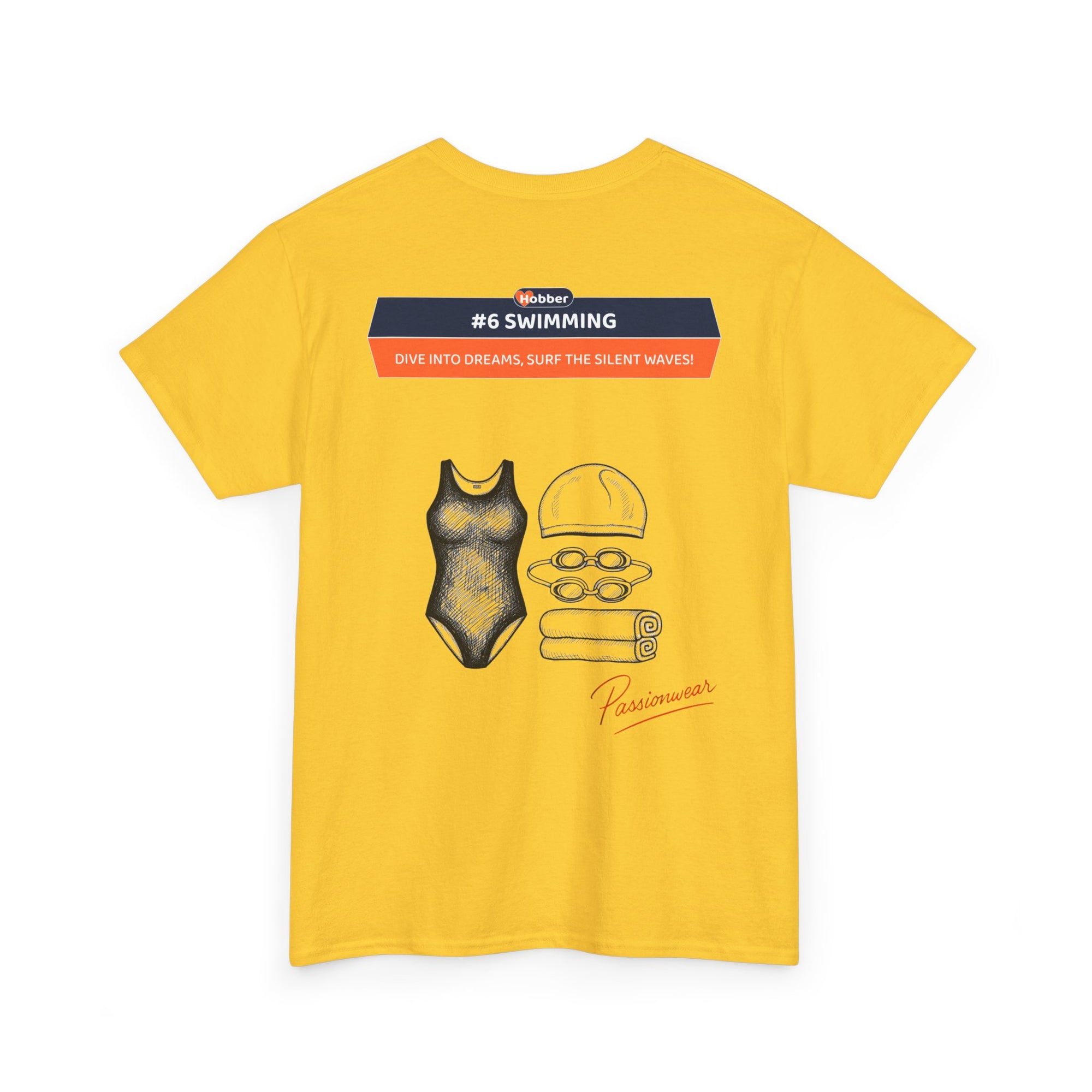 Hobber Unisex Sports & Adventure T-Shirt, #6 Swimming