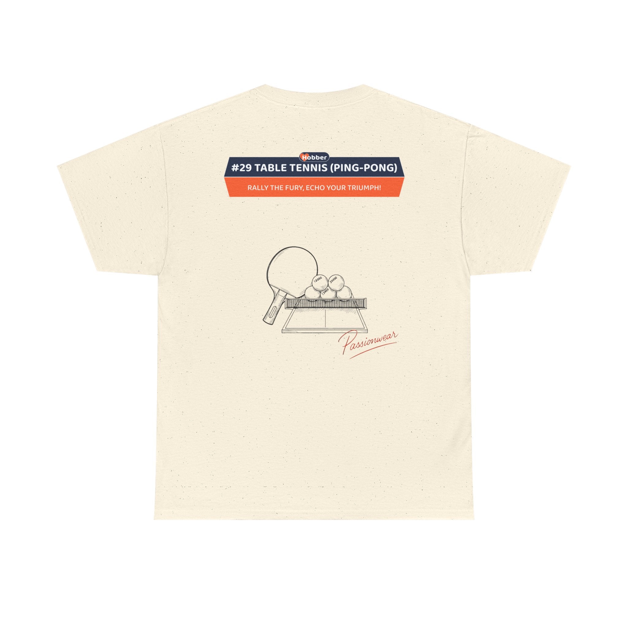 Hobber Unisex Sports & Adventure T-Shirt, #29 Table tennis (Ping-pong)