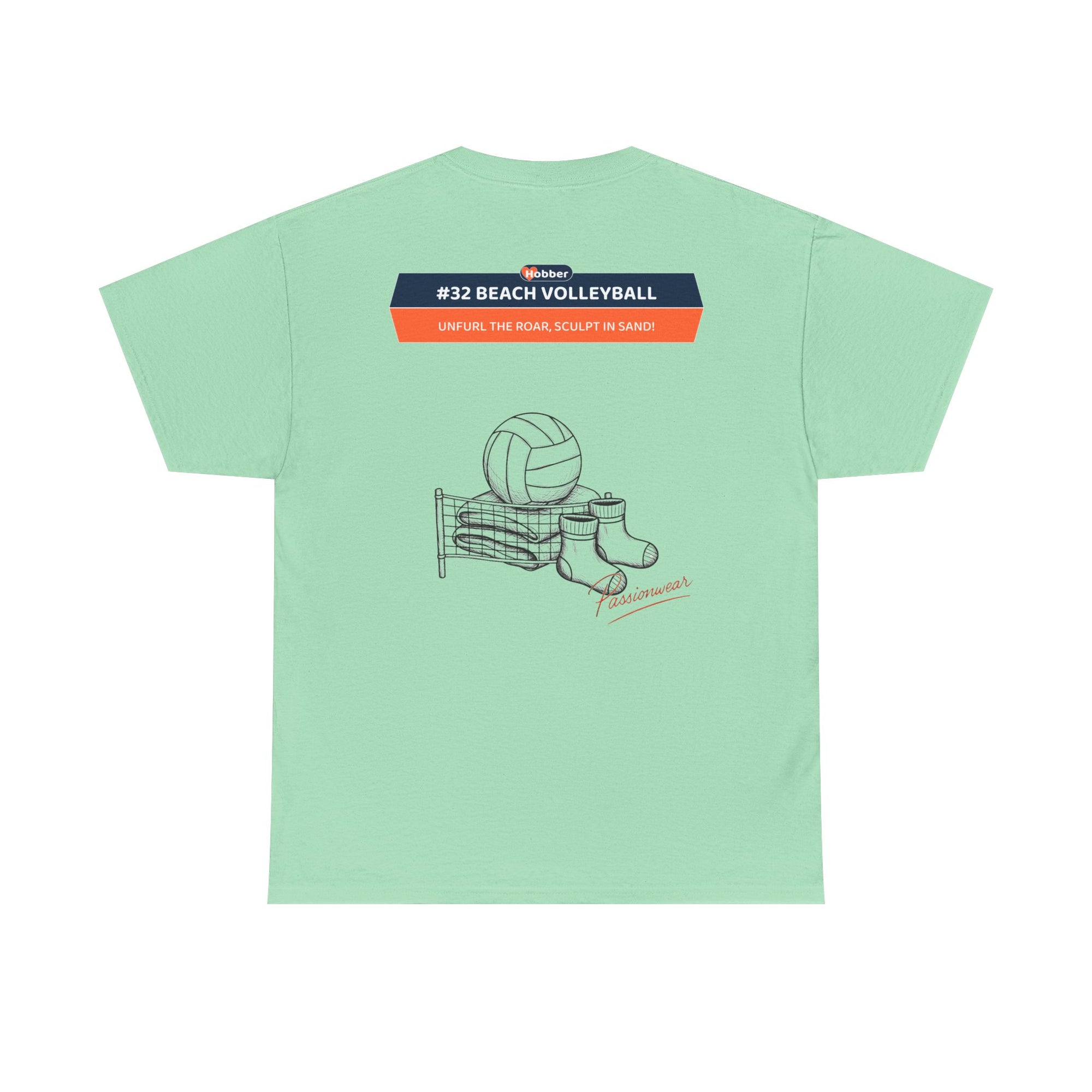 Hobber Unisex Sports & Adventure T-Shirt, #32 Beach volleyball