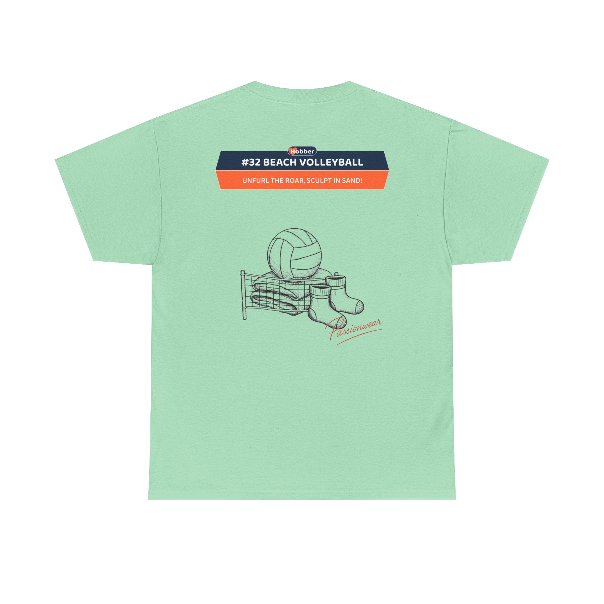 Hobber Unisex Sports & Adventure T-Shirt, #32 Beach volleyball