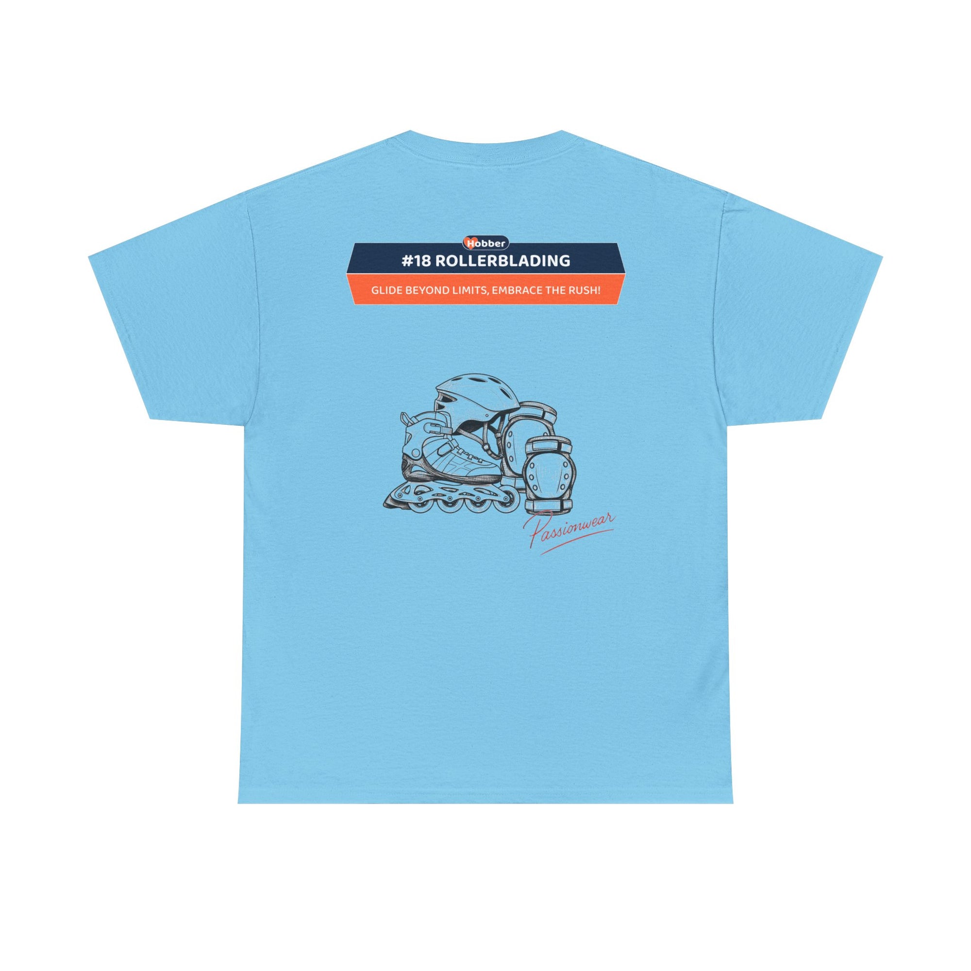 Hobber Unisex Sports & Adventure T-Shirt, #18 Rollerblading