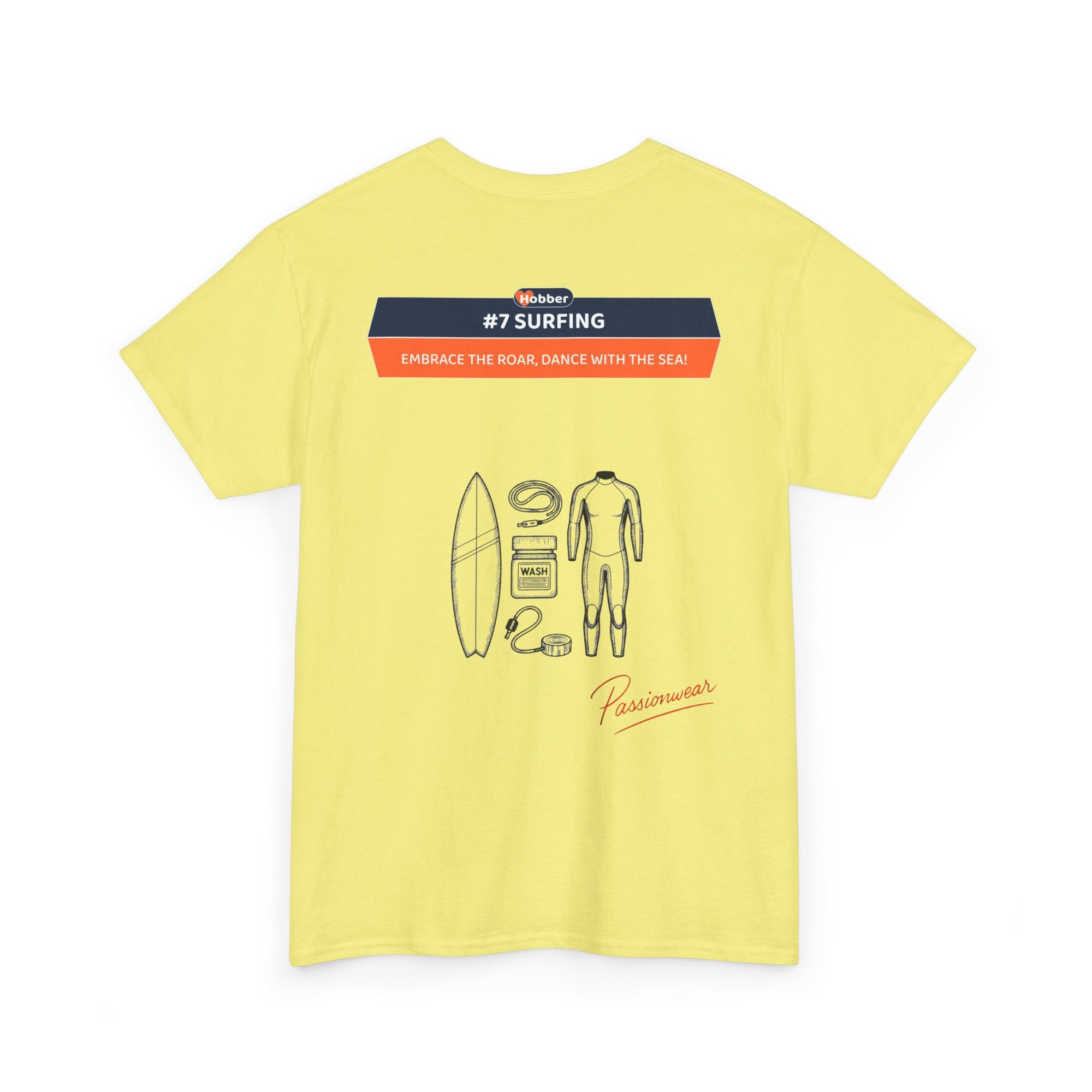 Hobber Mens Sports & Adventure T-Shirt, #7 Surfing