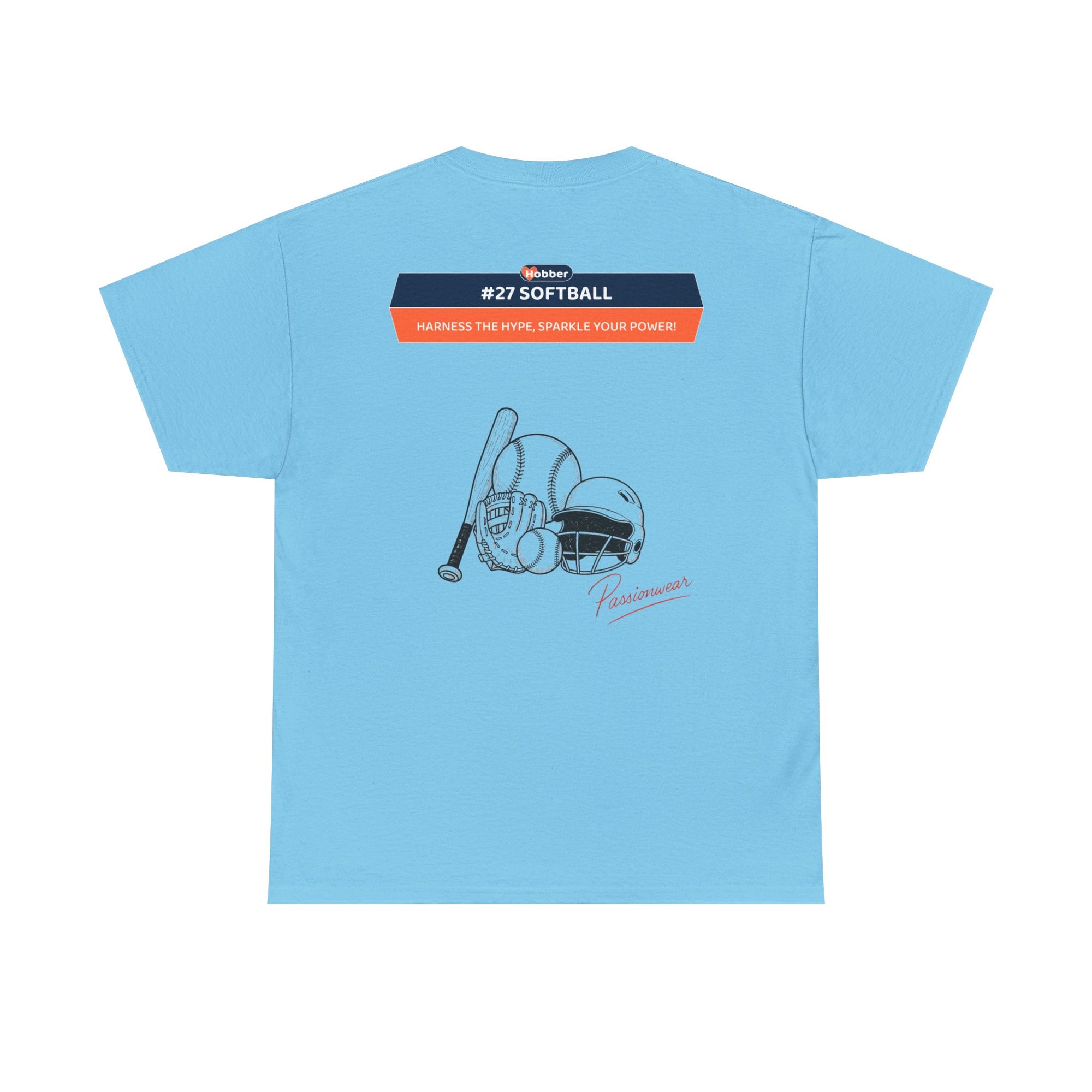 Hobber Unisex Sports & Adventure T-Shirt, #27 Softball