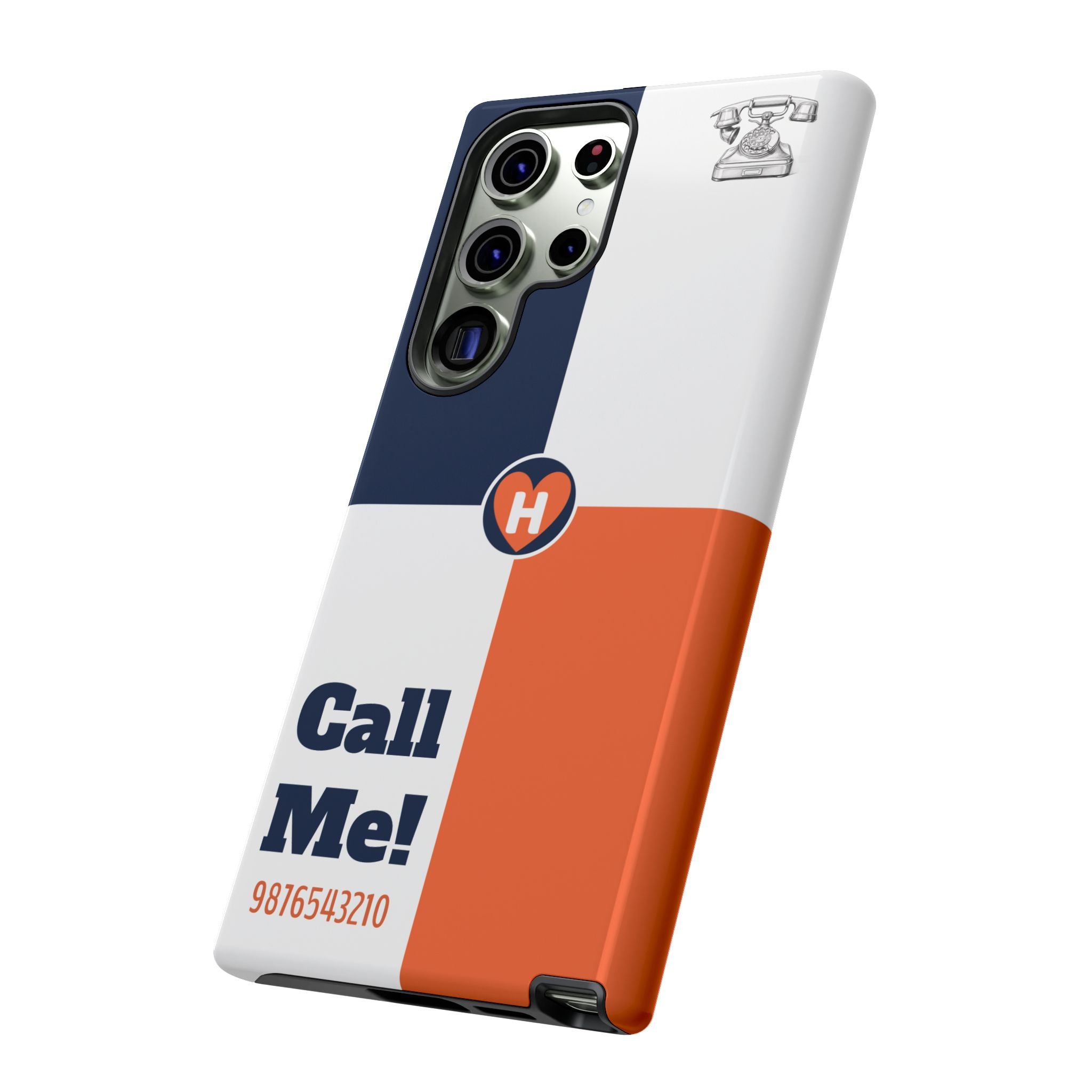 Hobber CallMe: Stylish Phone Case for Tough Protection, Customizable Cover, Durable Design