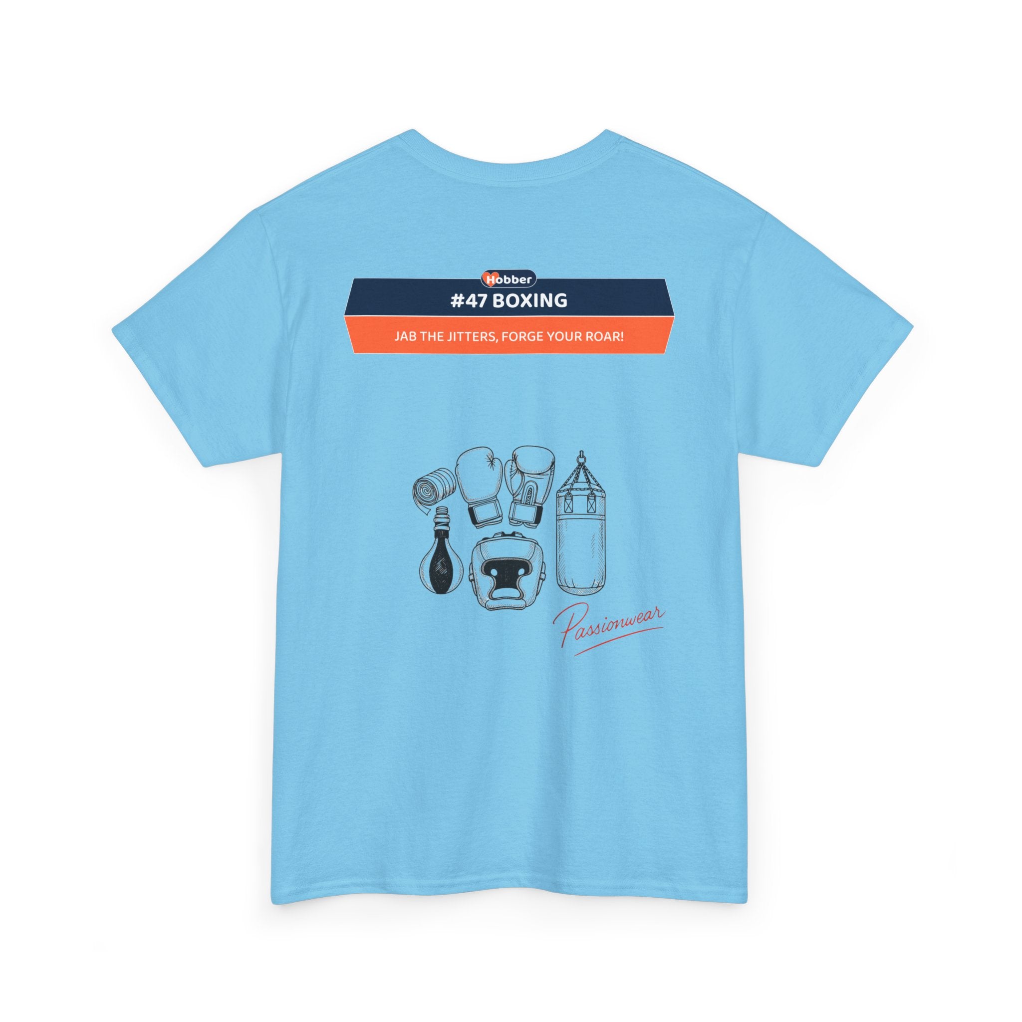 Hobber Mens Sports & Adventure T-Shirt, #47 Boxing