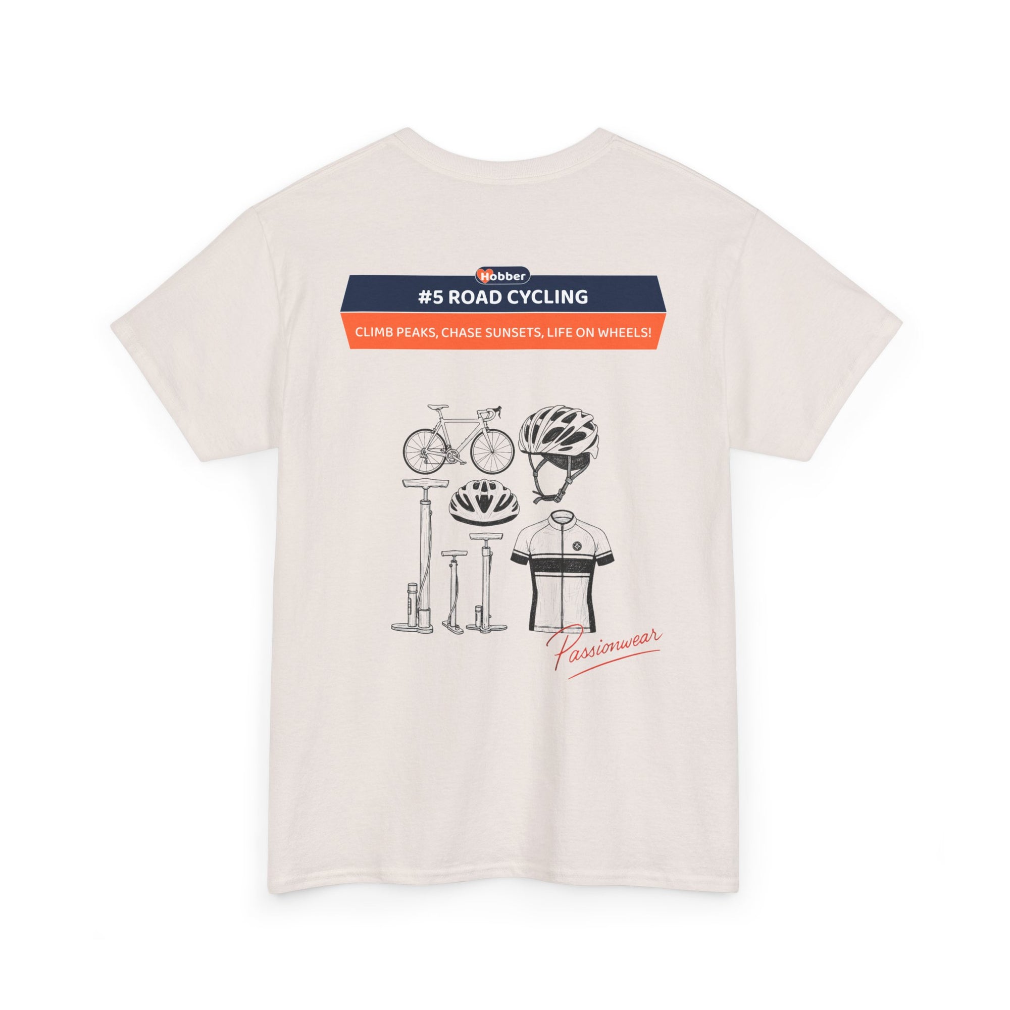 Hobber Unisex Sports & Adventure T-Shirt, #5 Road cycling