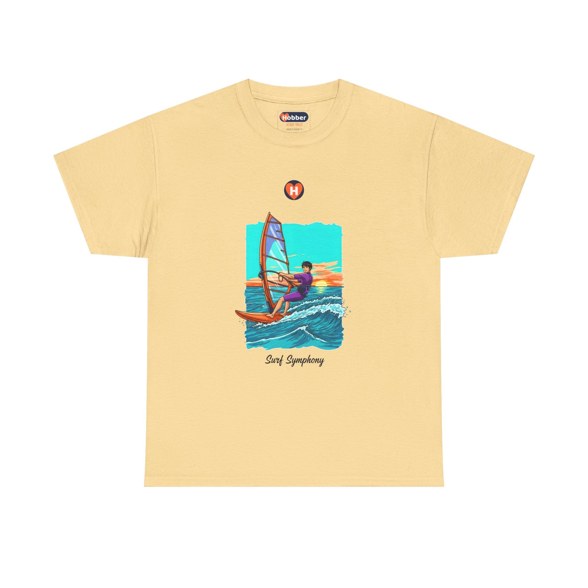 Hobber Mens Sports & Adventure T-Shirt, #13 Windsurfing