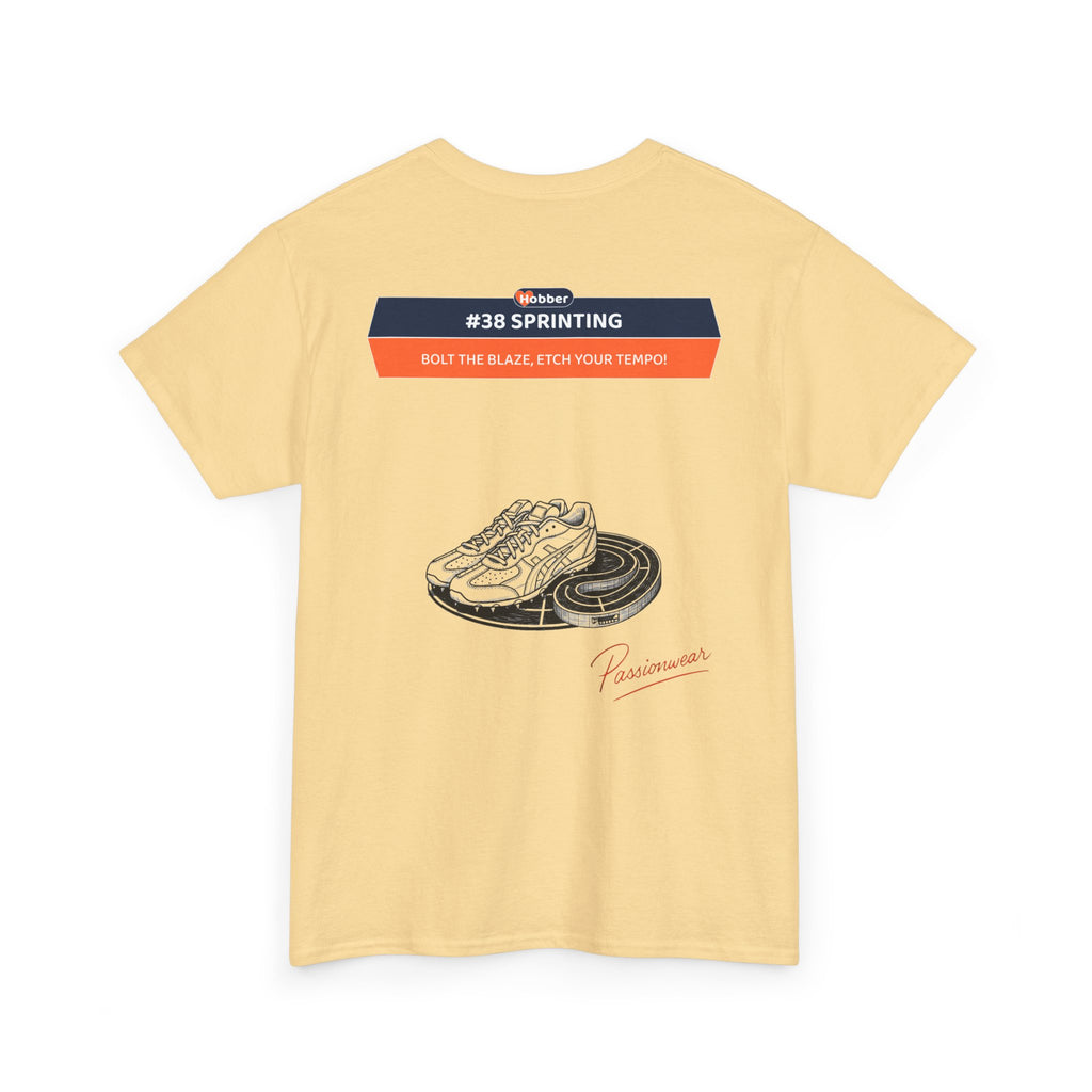 Hobber Mens Sports & Adventure T-Shirt, #38 Sprinting
