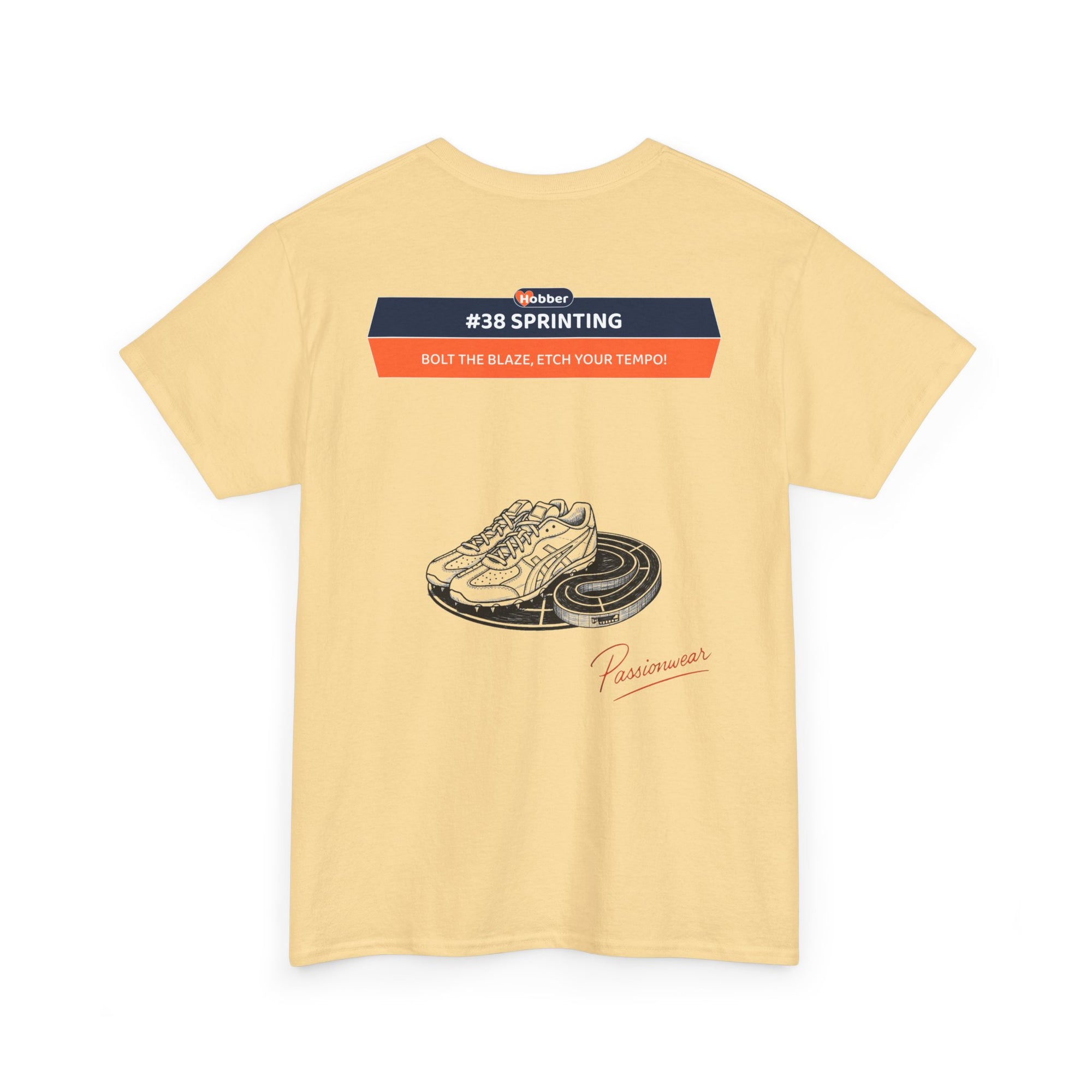 Hobber Mens Sports & Adventure T-Shirt, #38 Sprinting