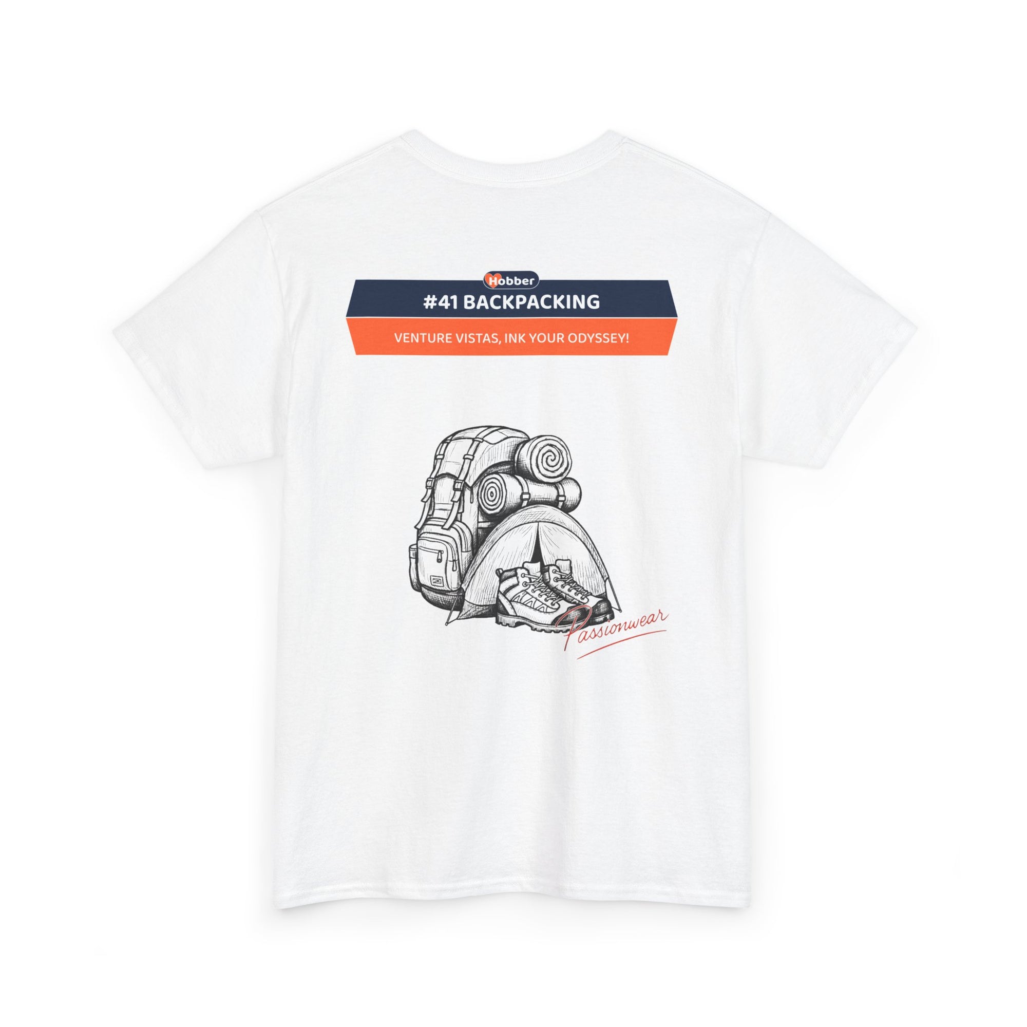 Hobber Unisex Sports & Adventure T-Shirt, #41 Backpacking