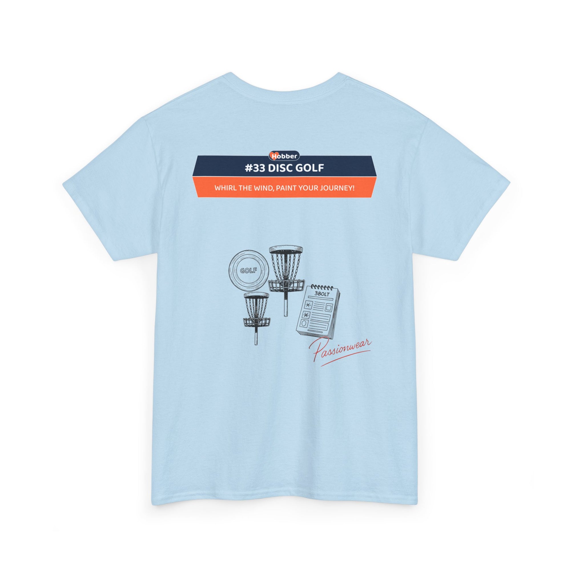 Hobber Unisex Sports & Adventure T-Shirt, #33 Disc golf