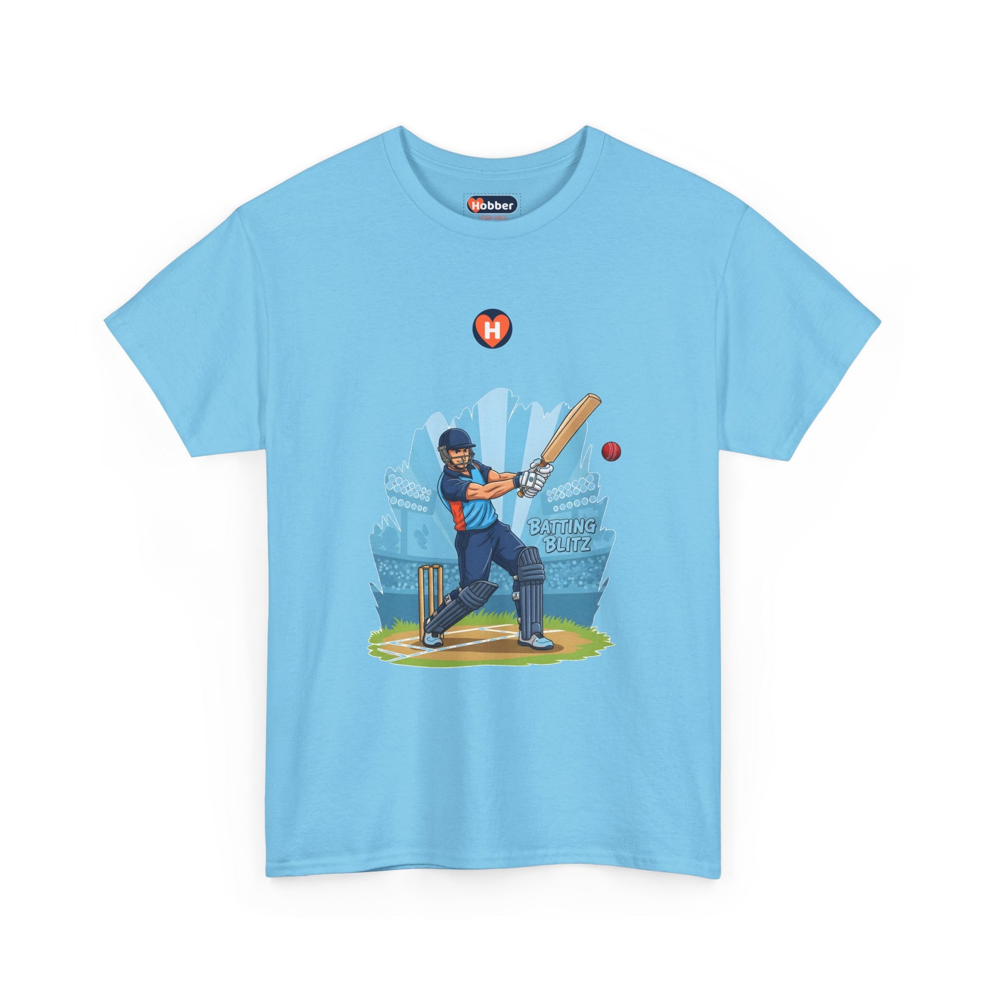 Hobber Mens Sports & Adventure T-Shirt, #25 Cricket
