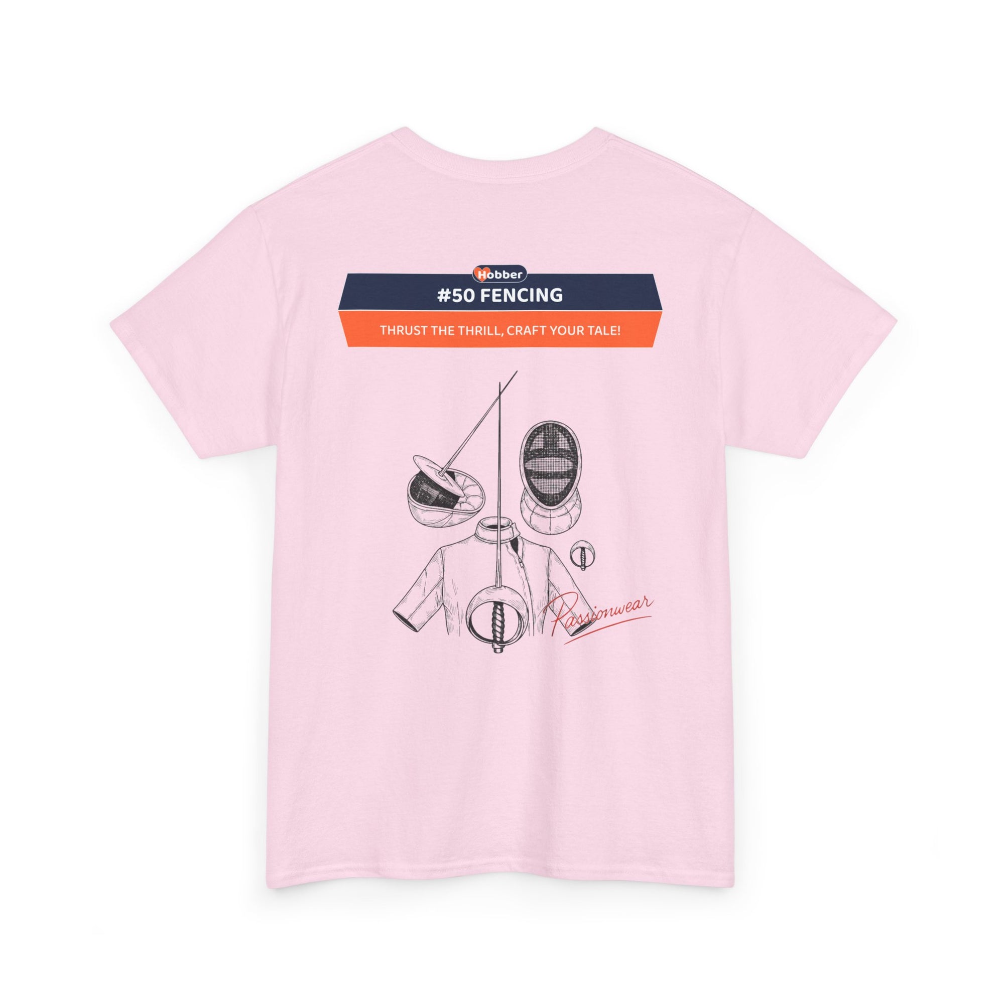 Hobber Mens Sports & Adventure T-Shirt, #50 Fencing