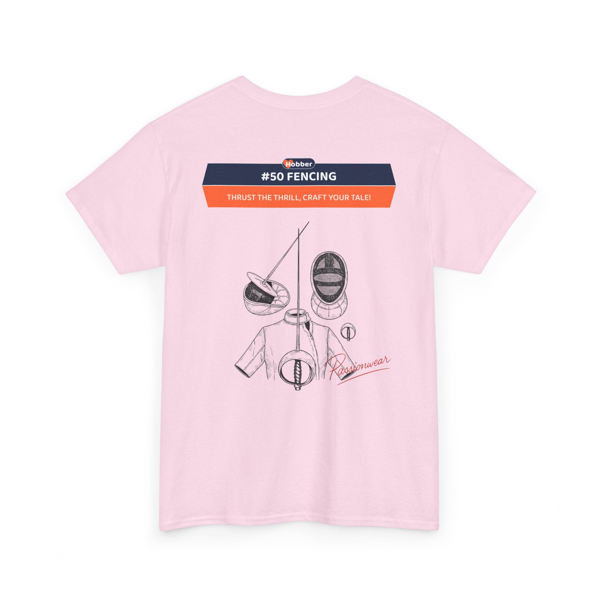 Hobber Mens Sports & Adventure T-Shirt, #50 Fencing