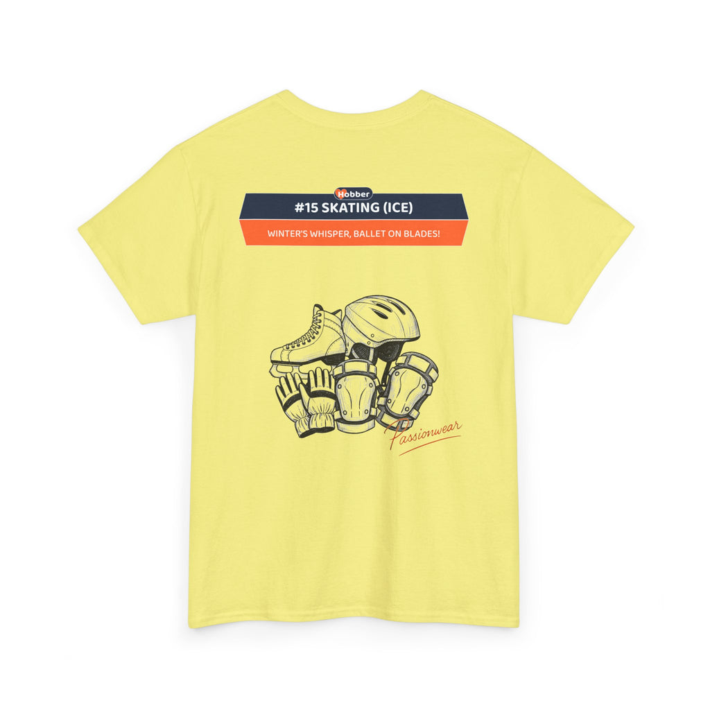 Hobber Unisex Sports & Adventure T-Shirt, #15 Skating (Ice)