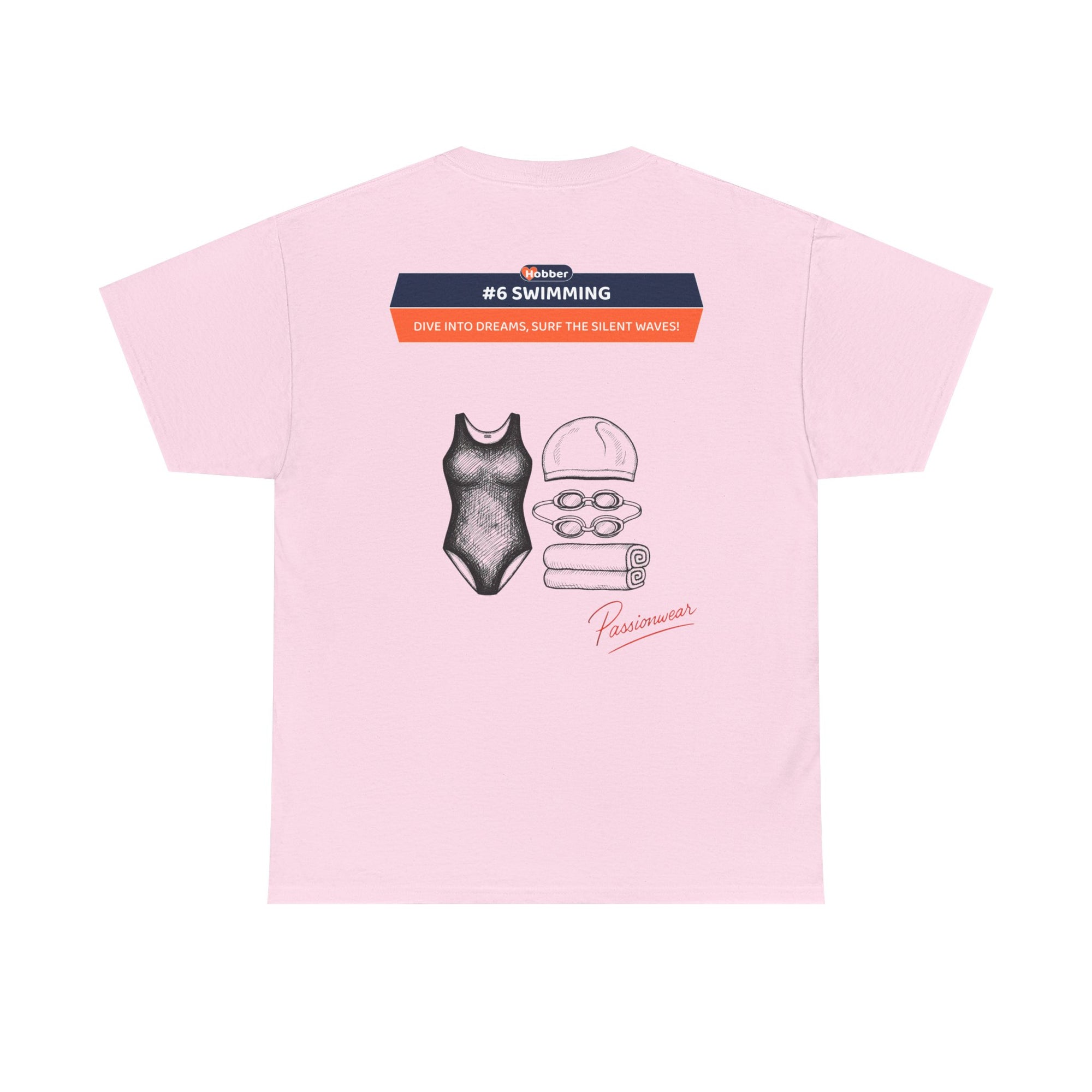 Hobber Unisex Sports & Adventure T-Shirt, #6 Swimming