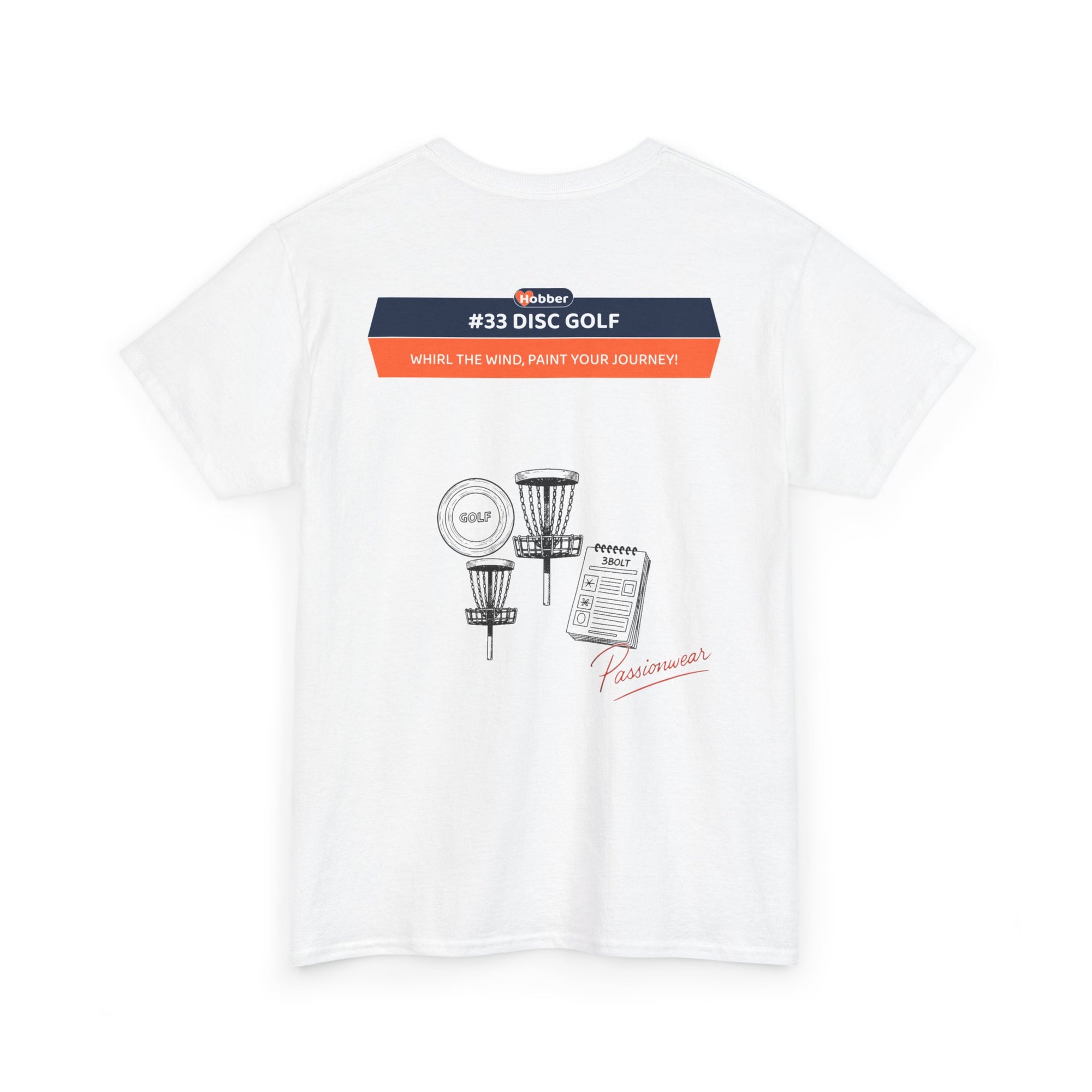 Hobber Unisex Sports & Adventure T-Shirt, #33 Disc golf