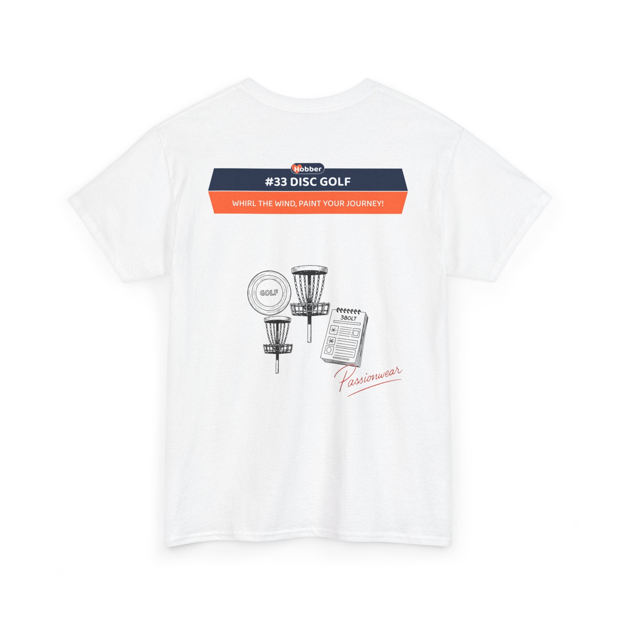Hobber Unisex Sports & Adventure T-Shirt, #33 Disc golf