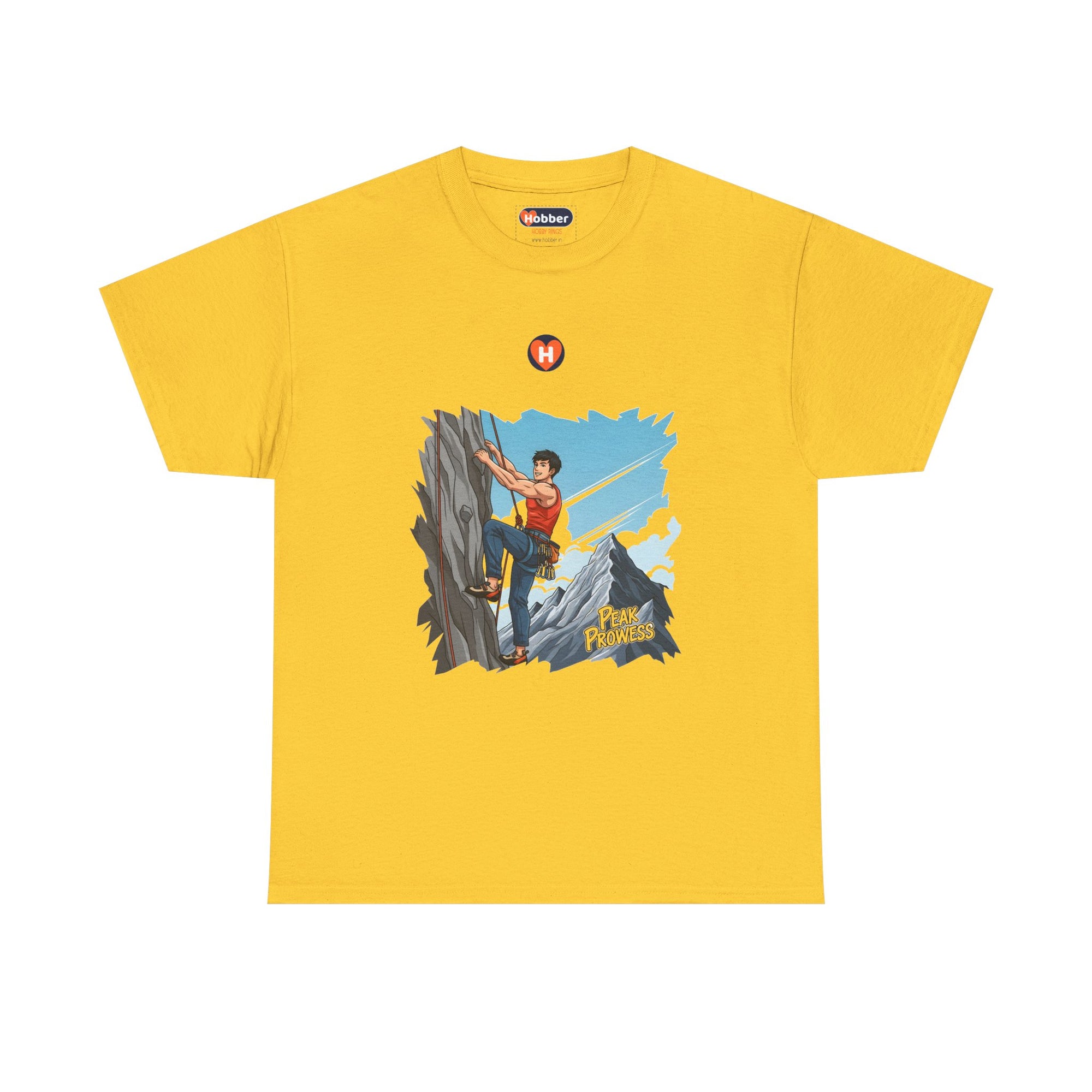 Hobber Mens Sports & Adventure T-Shirt, #43 Climbing (Rock)