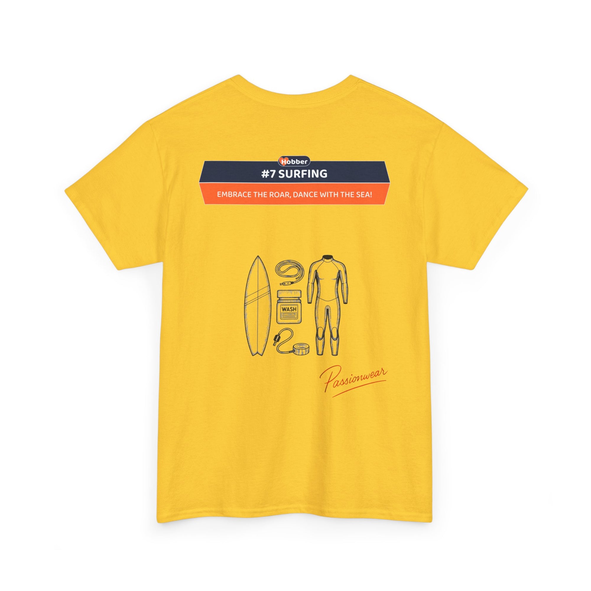 Hobber Mens Sports & Adventure T-Shirt, #7 Surfing