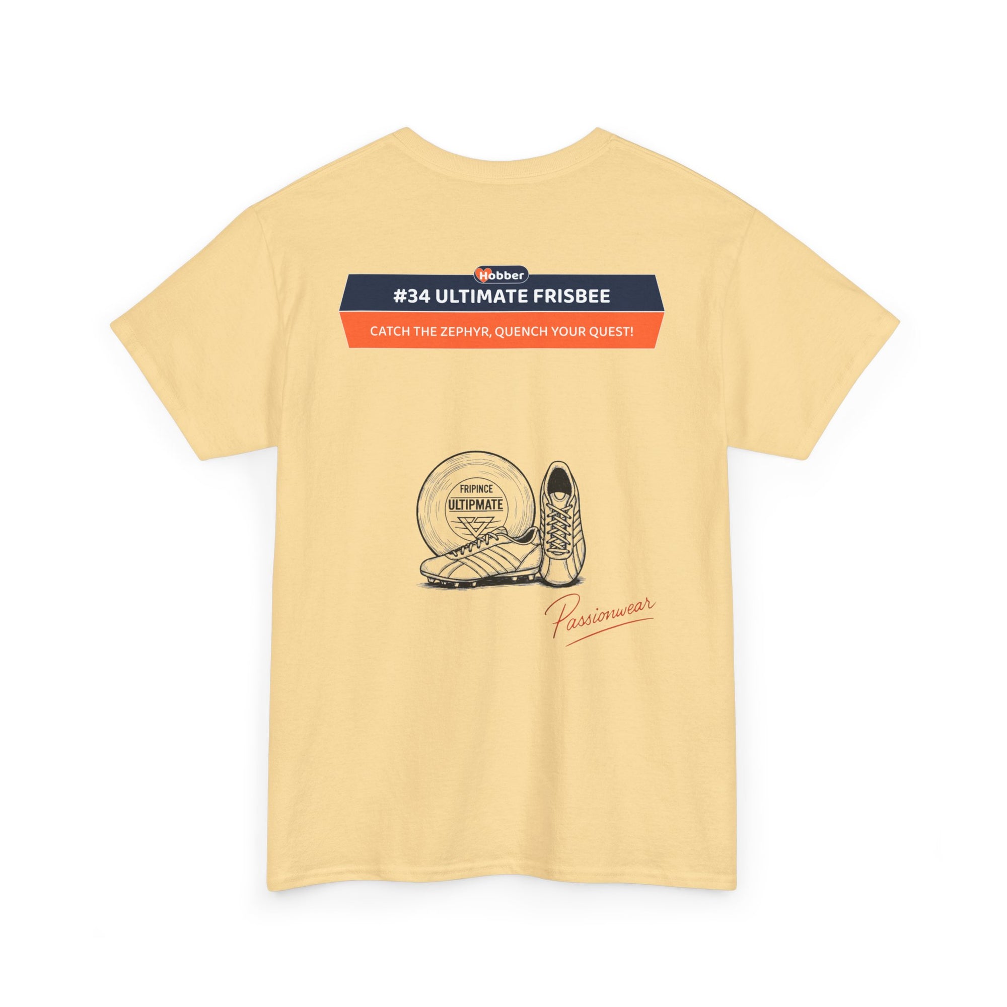 Hobber Unisex Sports & Adventure T-Shirt, #34 Ultimate Frisbee