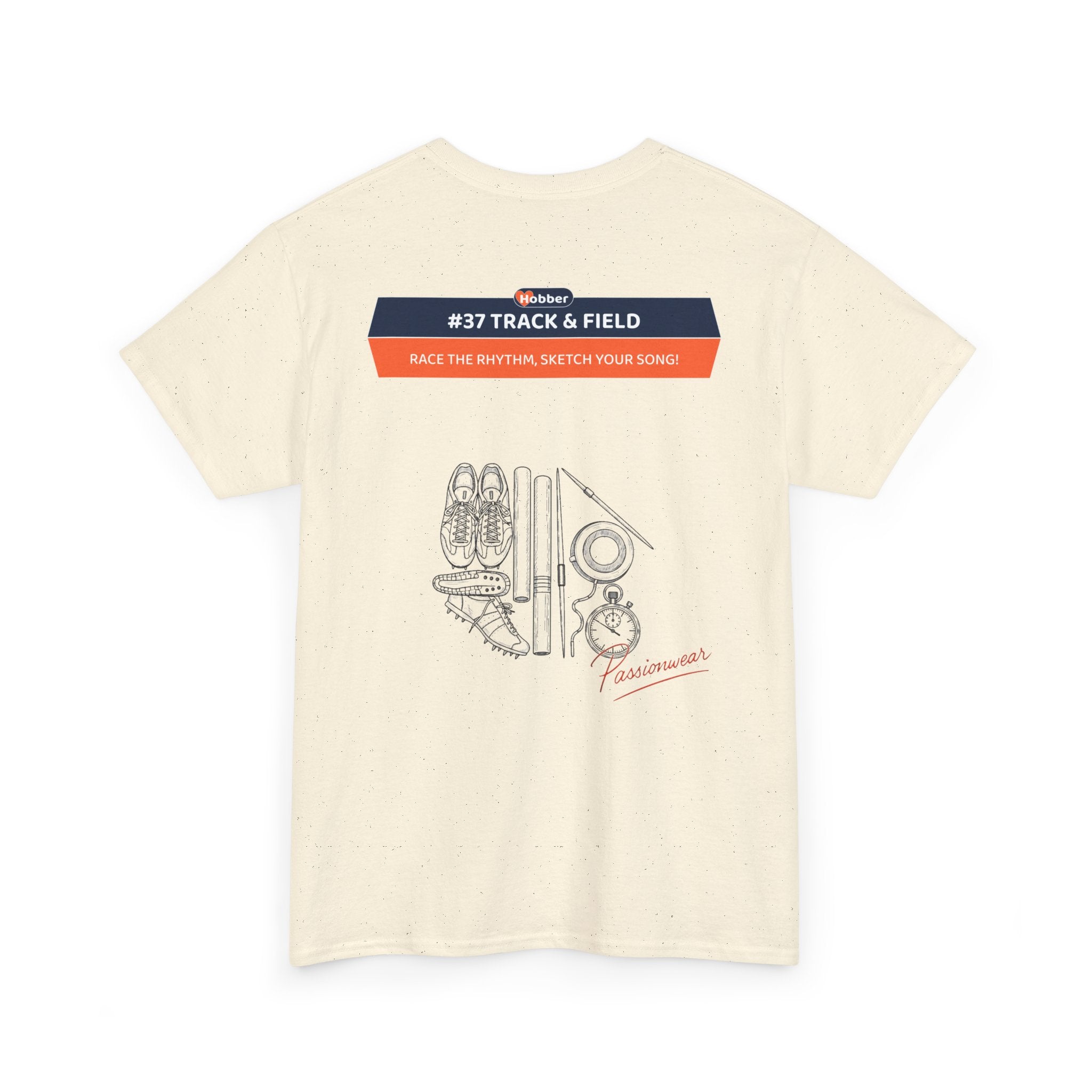 Hobber Mens Sports & Adventure T-Shirt, #37 Track & field