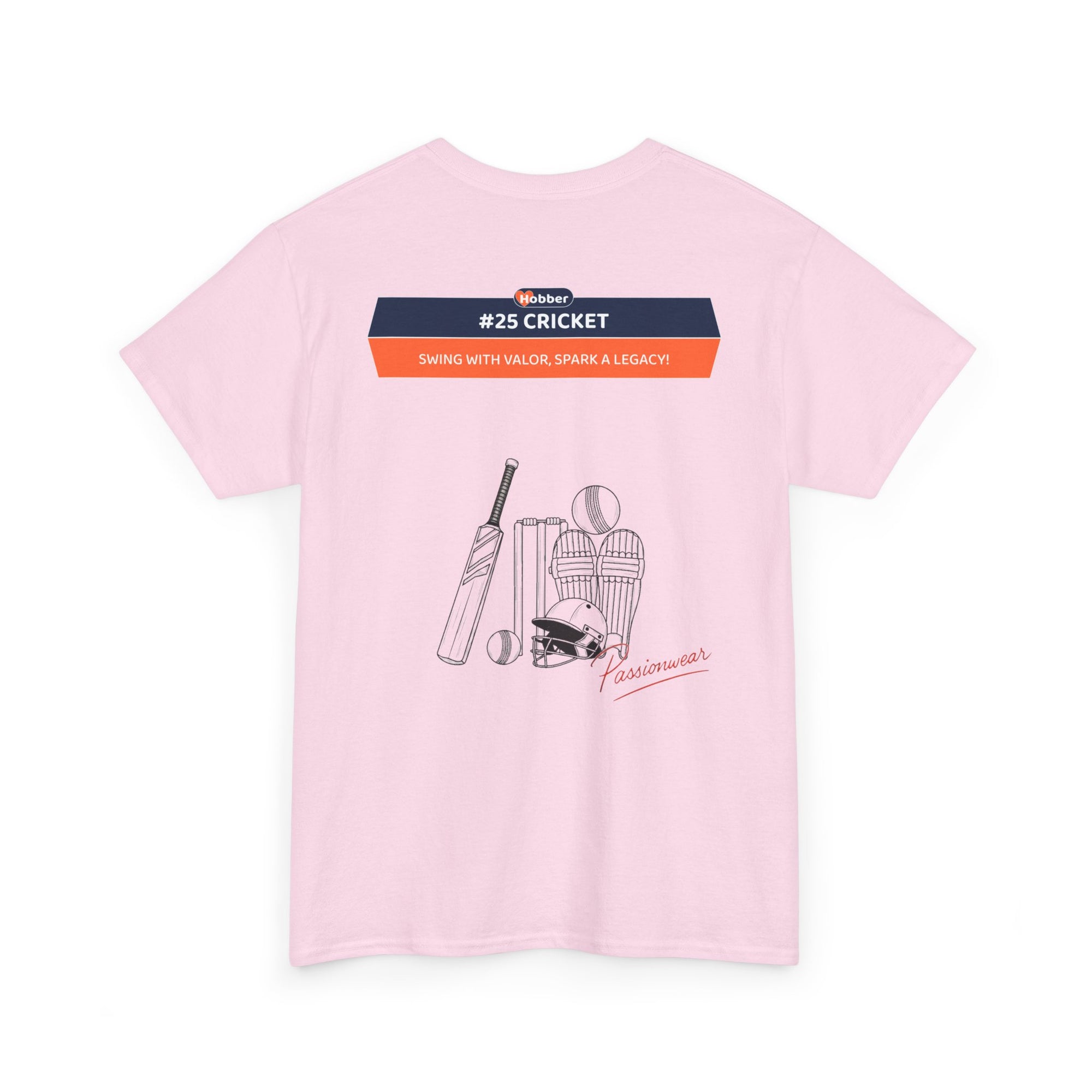 Hobber Mens Sports & Adventure T-Shirt, #25 Cricket