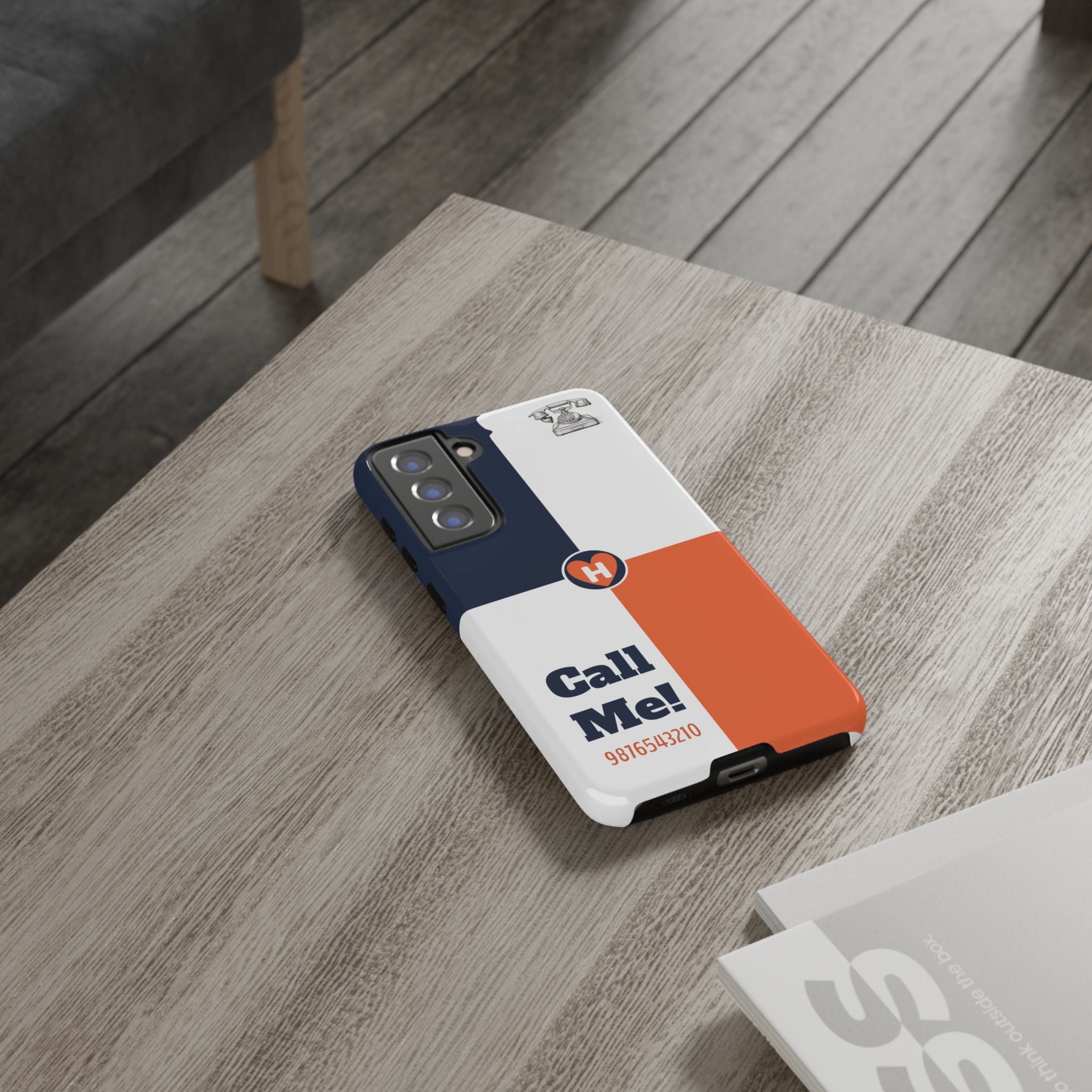 Hobber CallMe: Stylish Phone Case for Tough Protection, Customizable Cover, Durable Design
