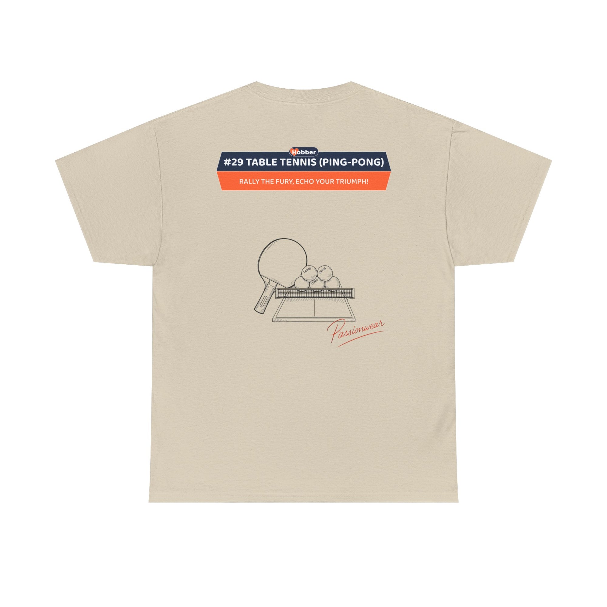 Hobber Unisex Sports & Adventure T-Shirt, #29 Table tennis (Ping-pong)