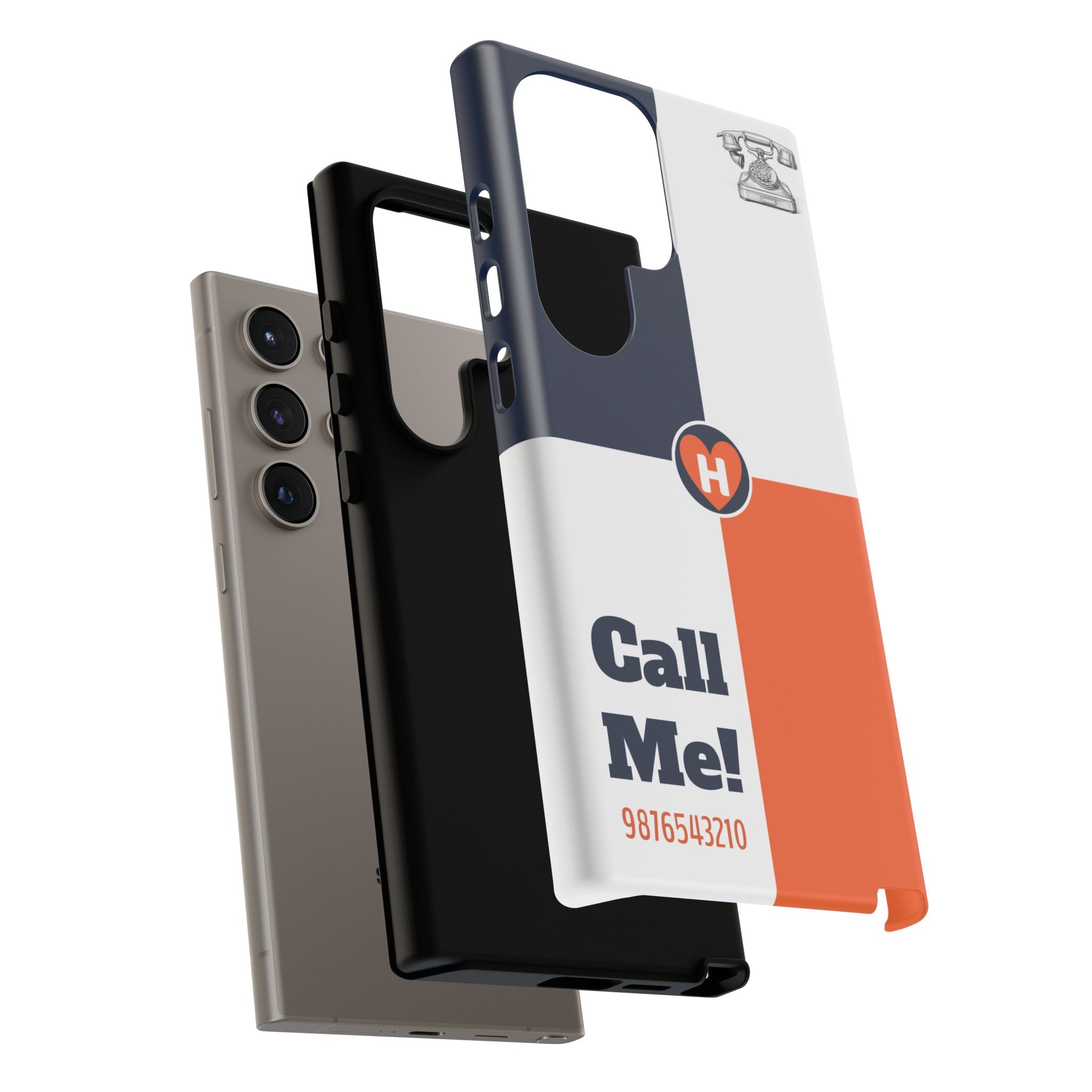 Hobber CallMe: Stylish Phone Case for Tough Protection, Customizable Cover, Durable Design
