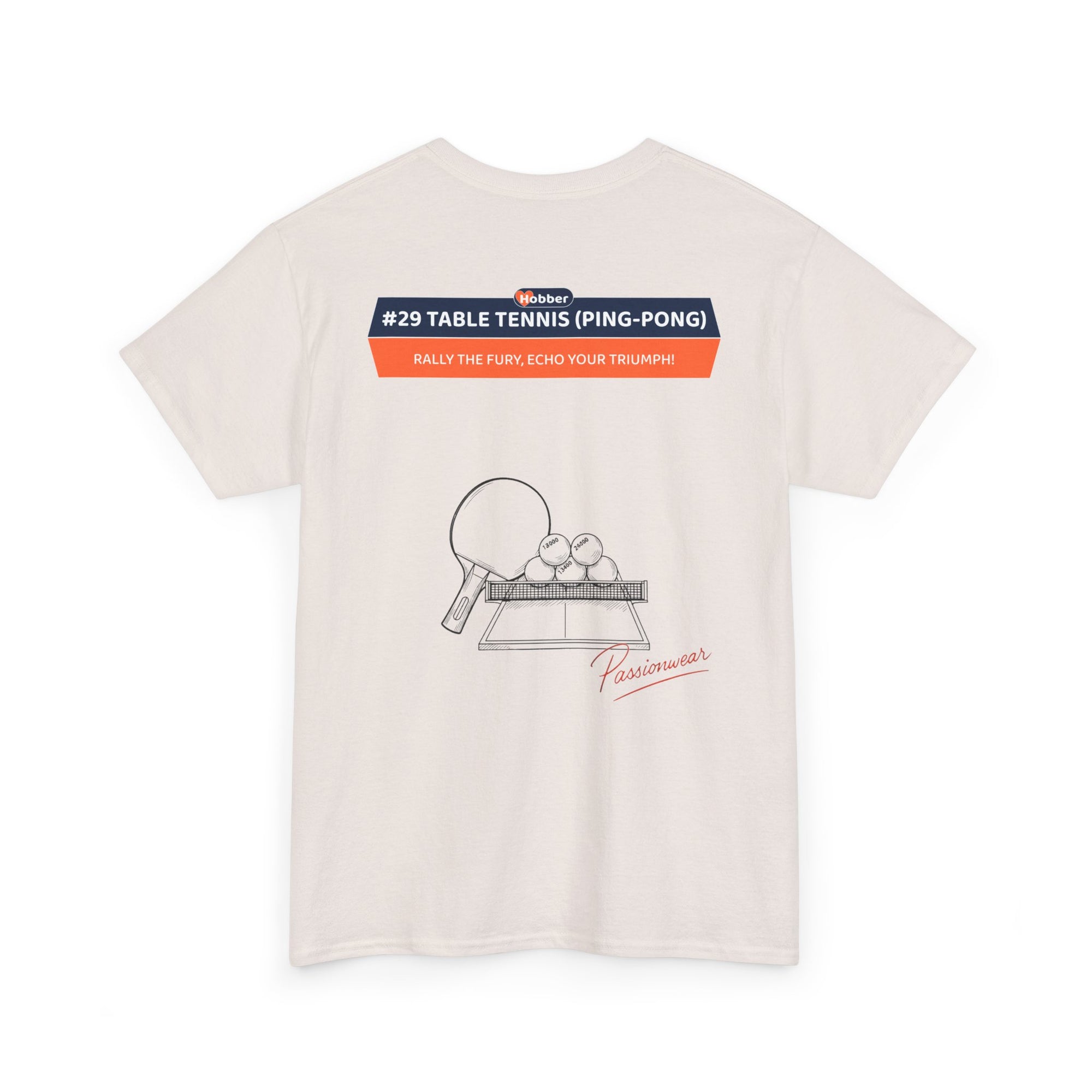 Hobber Unisex Sports & Adventure T-Shirt, #29 Table tennis (Ping-pong)