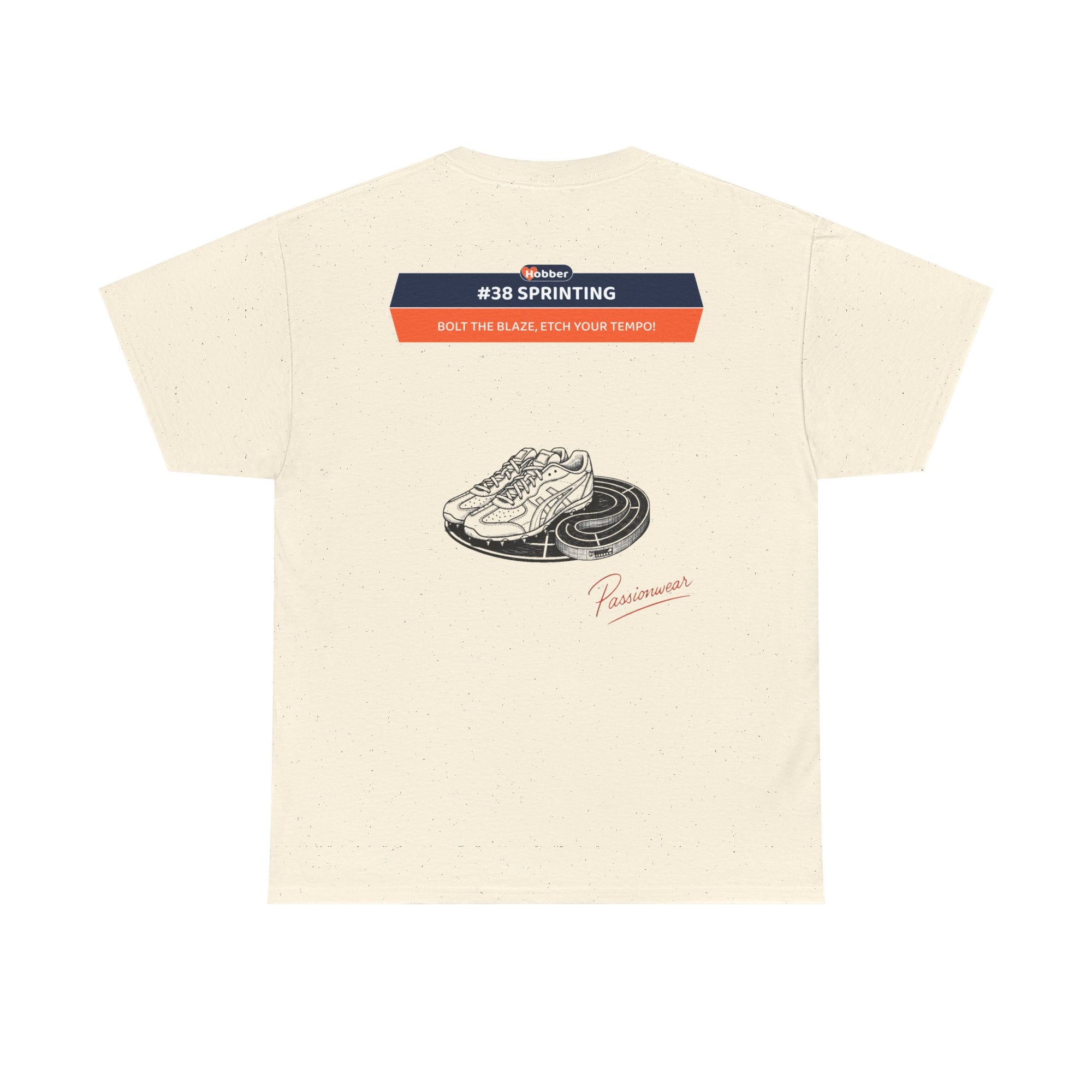 Hobber Mens Sports & Adventure T-Shirt, #38 Sprinting