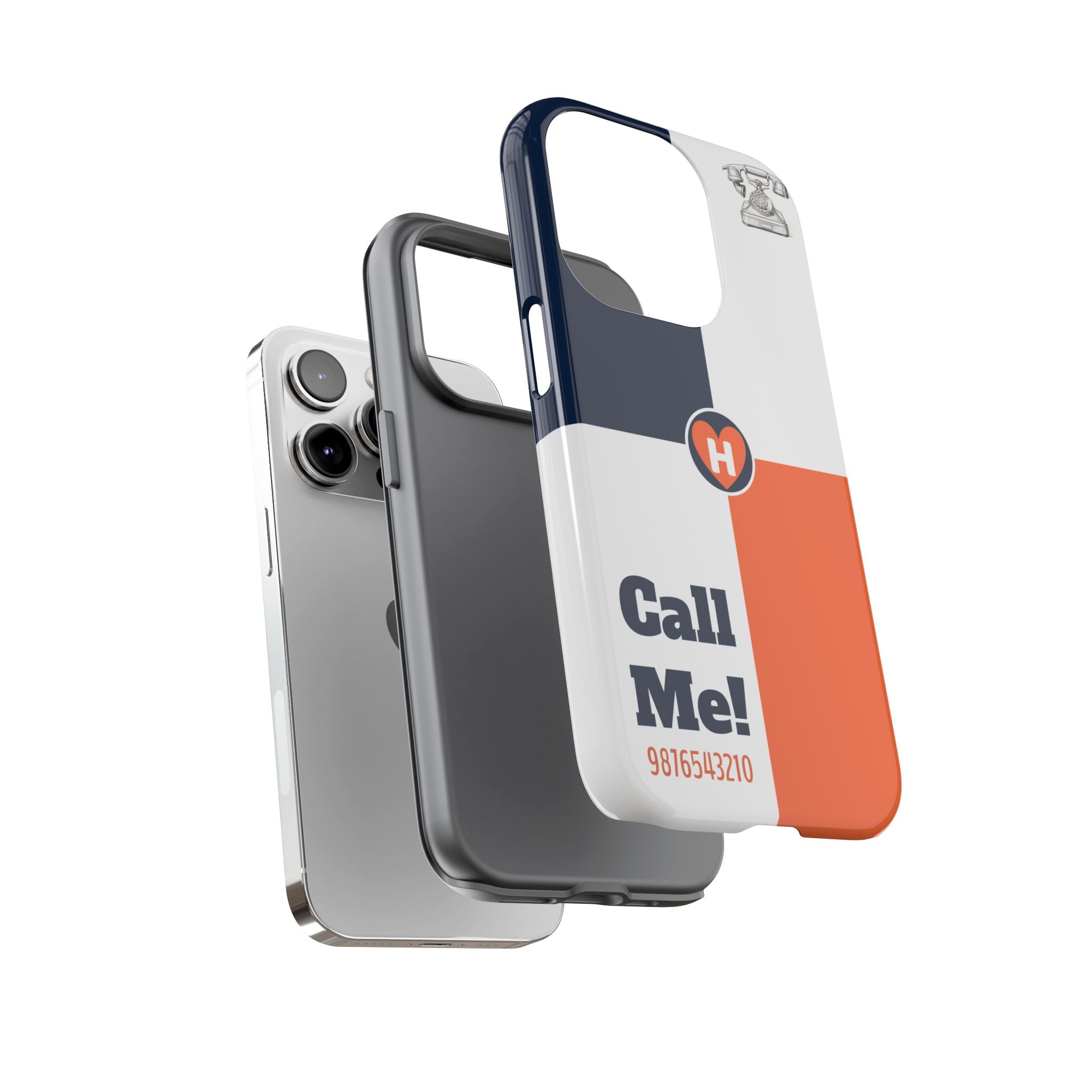 Hobber CallMe: Stylish Phone Case for Tough Protection, Customizable Cover, Durable Design