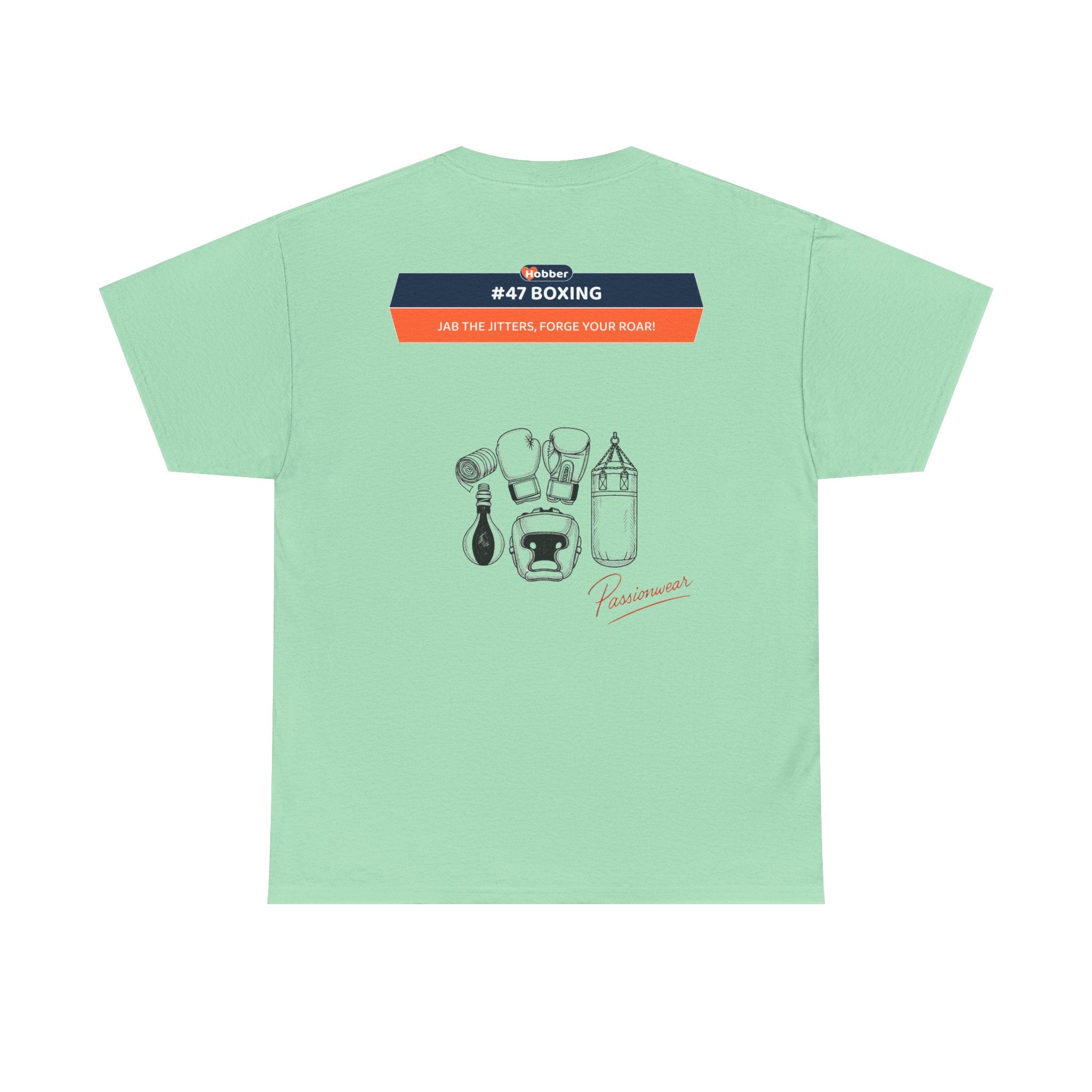 Hobber Mens Sports & Adventure T-Shirt, #47 Boxing