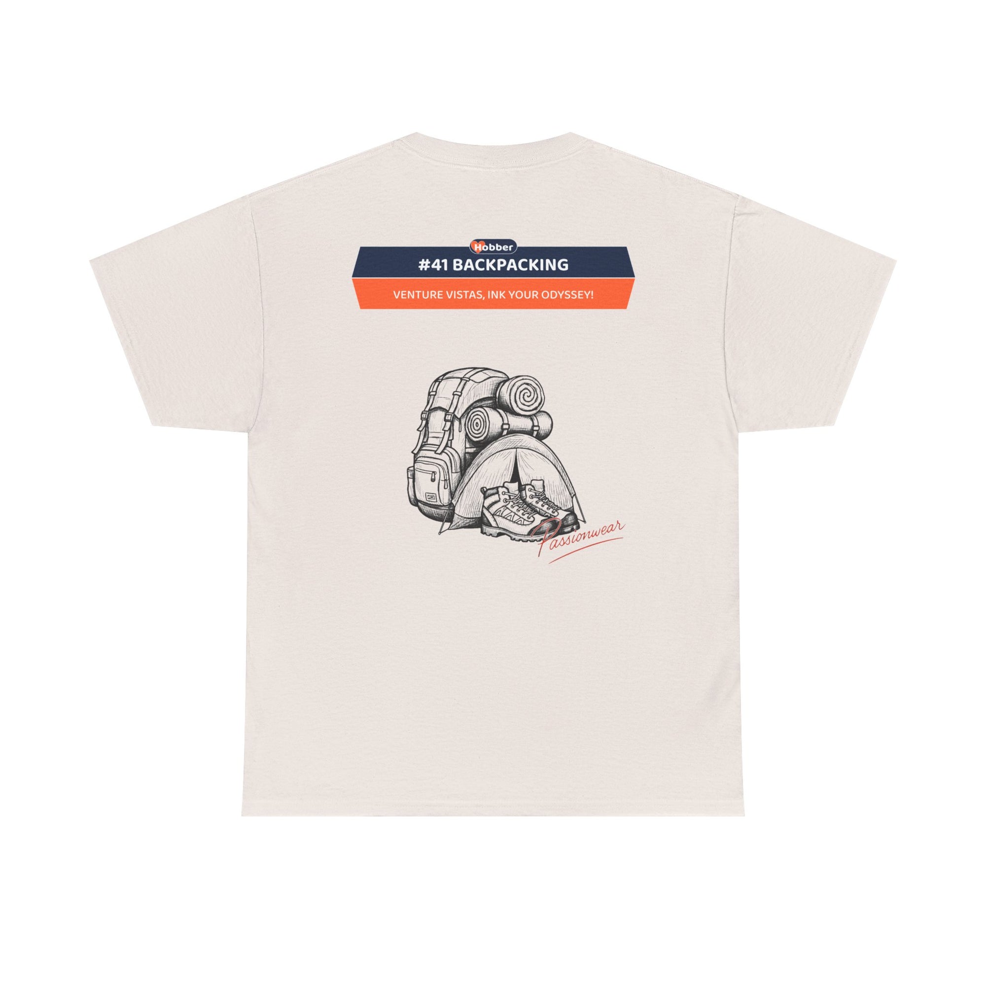 Hobber Unisex Sports & Adventure T-Shirt, #41 Backpacking