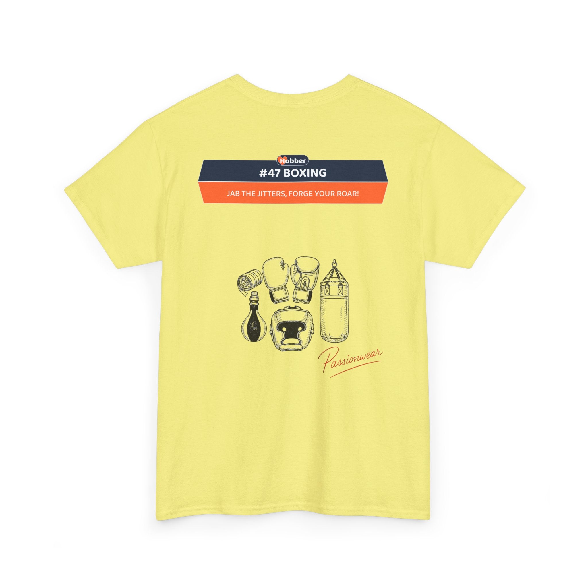 Hobber Mens Sports & Adventure T-Shirt, #47 Boxing