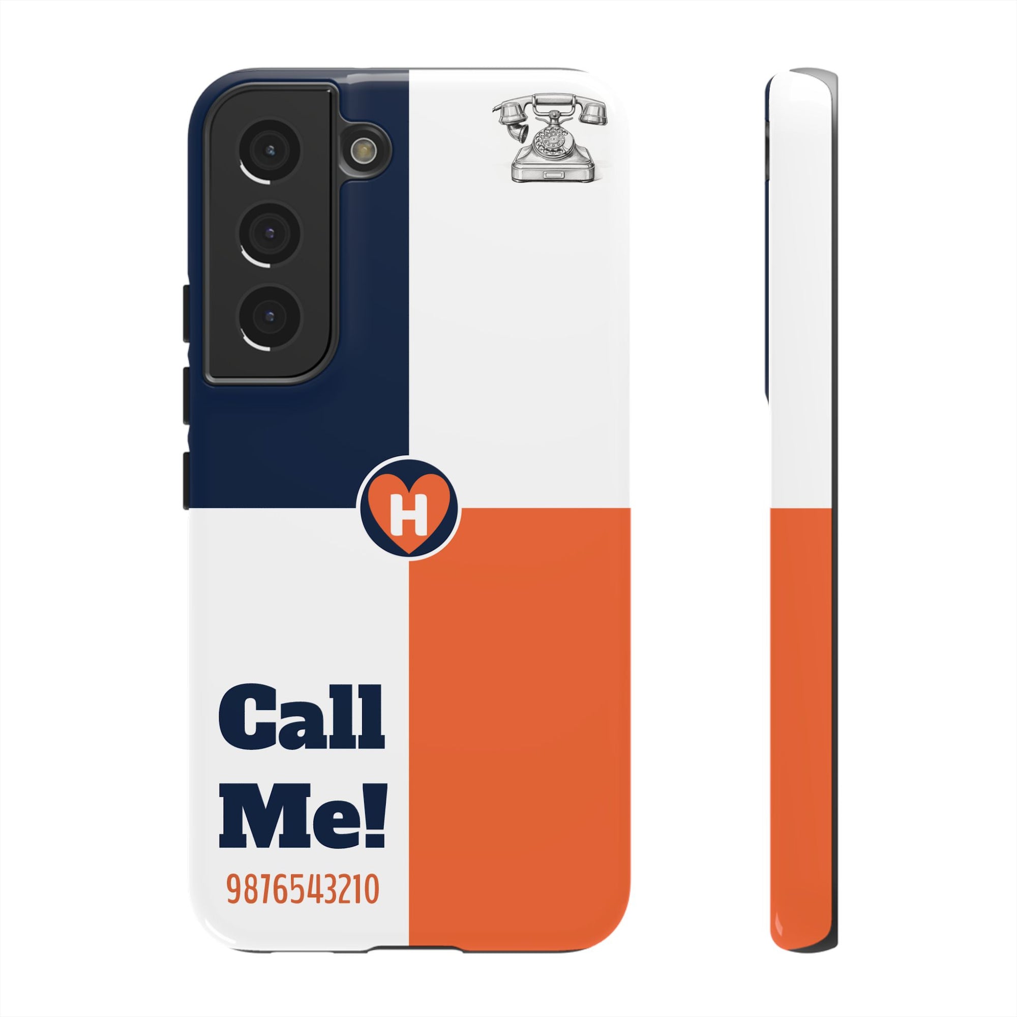 Hobber CallMe: Stylish Phone Case for Tough Protection, Customizable Cover for Gift, Sports Fans, Birthday, Everyday Use, Durable Design