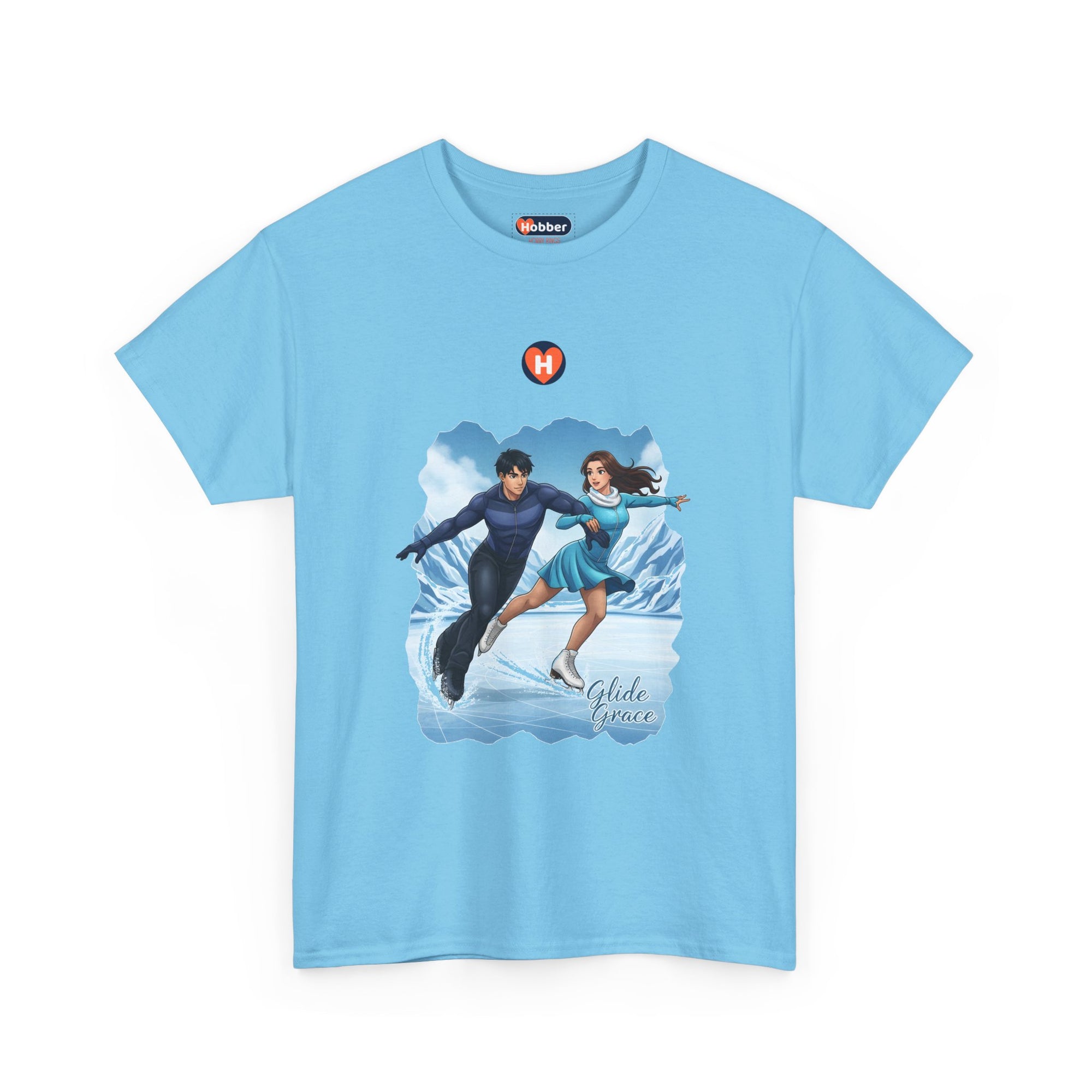 Hobber Unisex Sports & Adventure T-Shirt, #15 Skating (Ice)