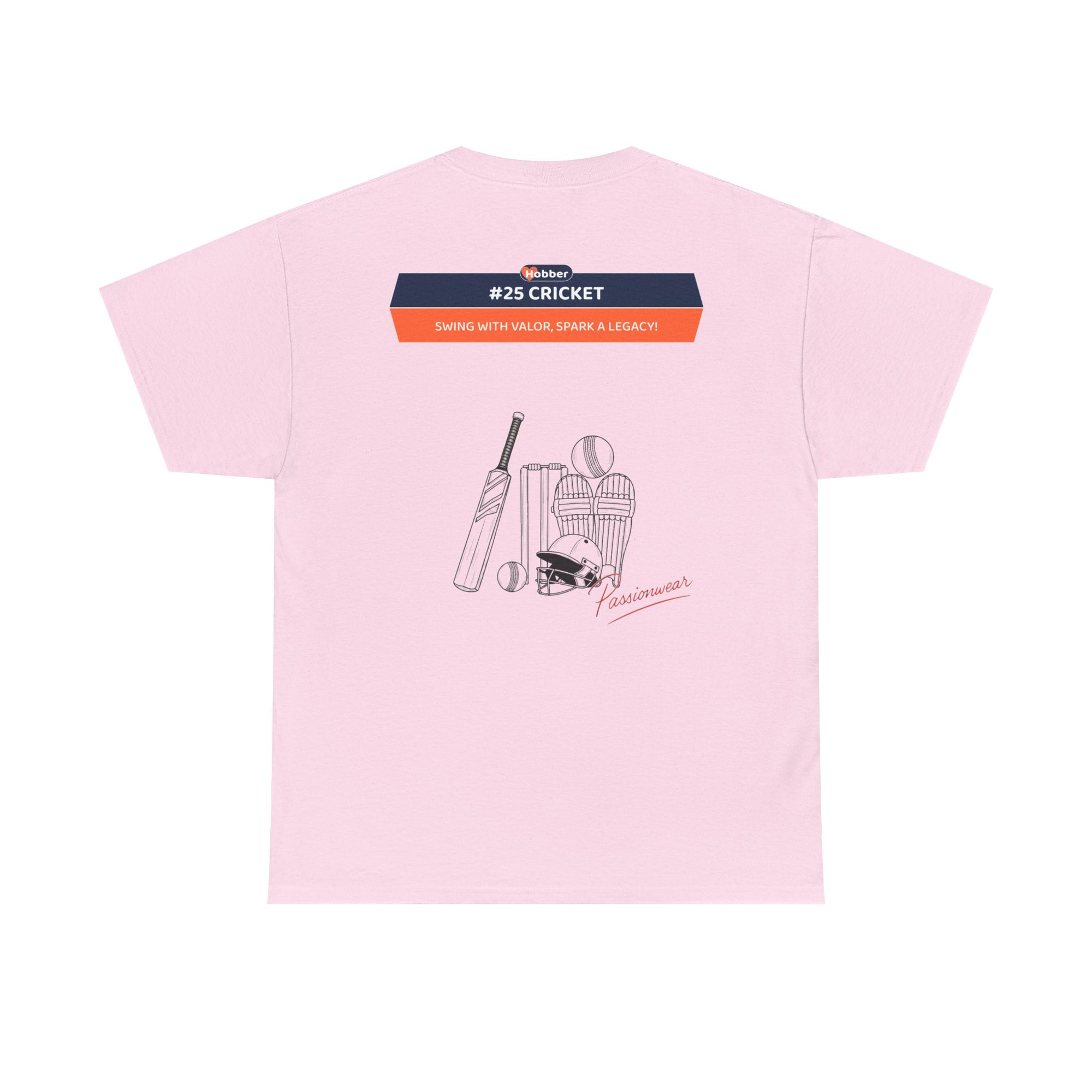 Hobber Mens Sports & Adventure T-Shirt, #25 Cricket
