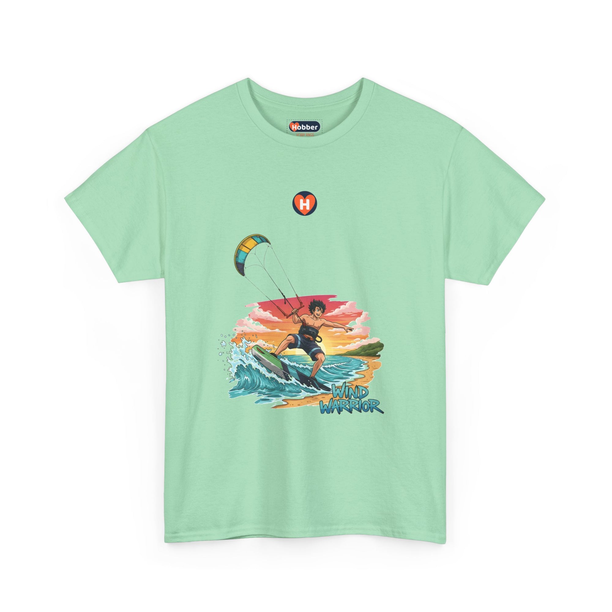 Hobber Mens Sports & Adventure T-Shirt, #14 Kiteboarding