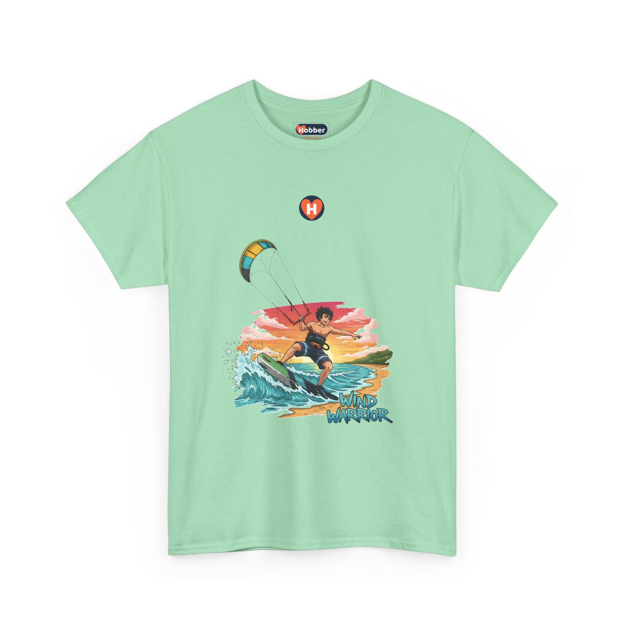Hobber Mens Sports & Adventure T-Shirt, #14 Kiteboarding