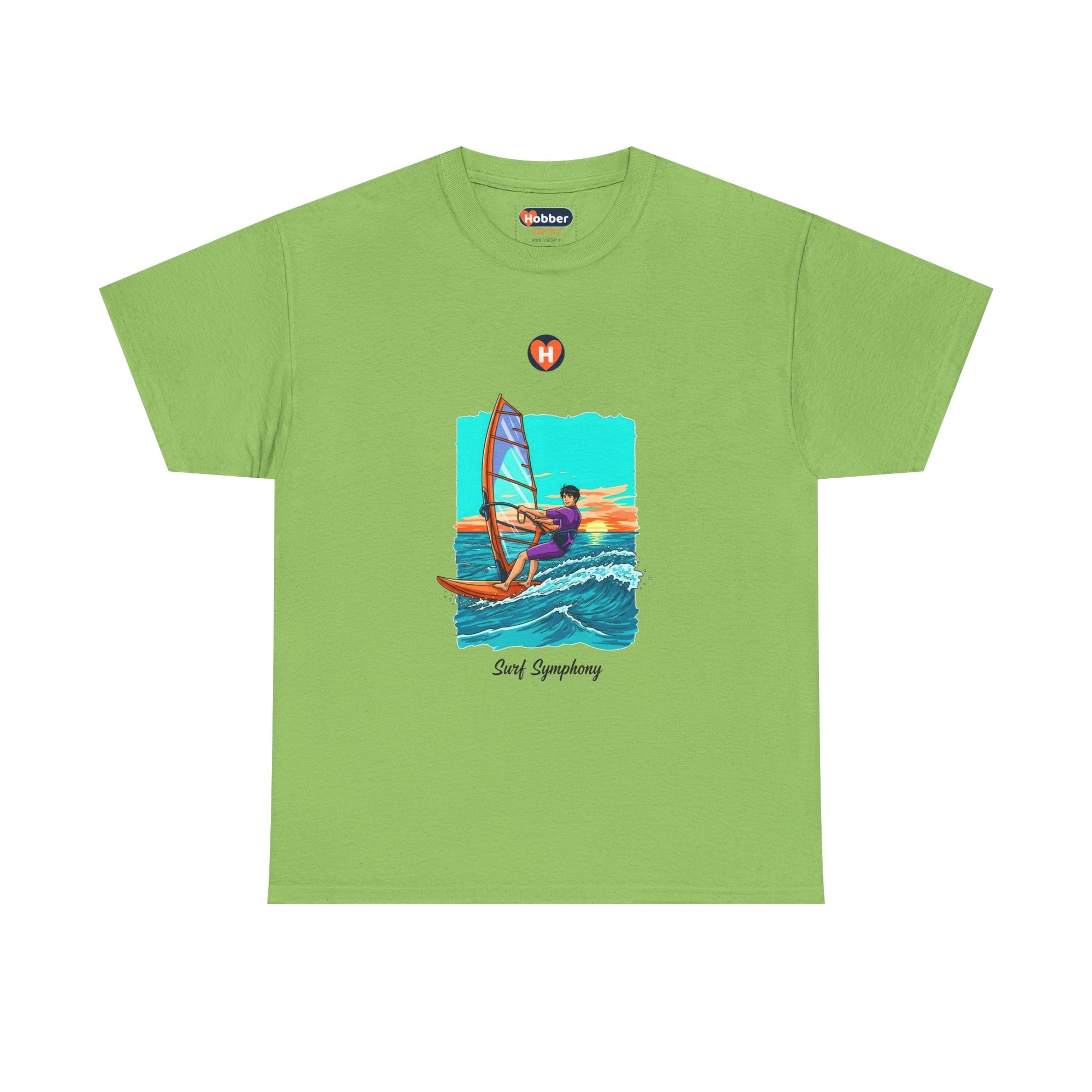 Hobber Mens Sports & Adventure T-Shirt, #13 Windsurfing