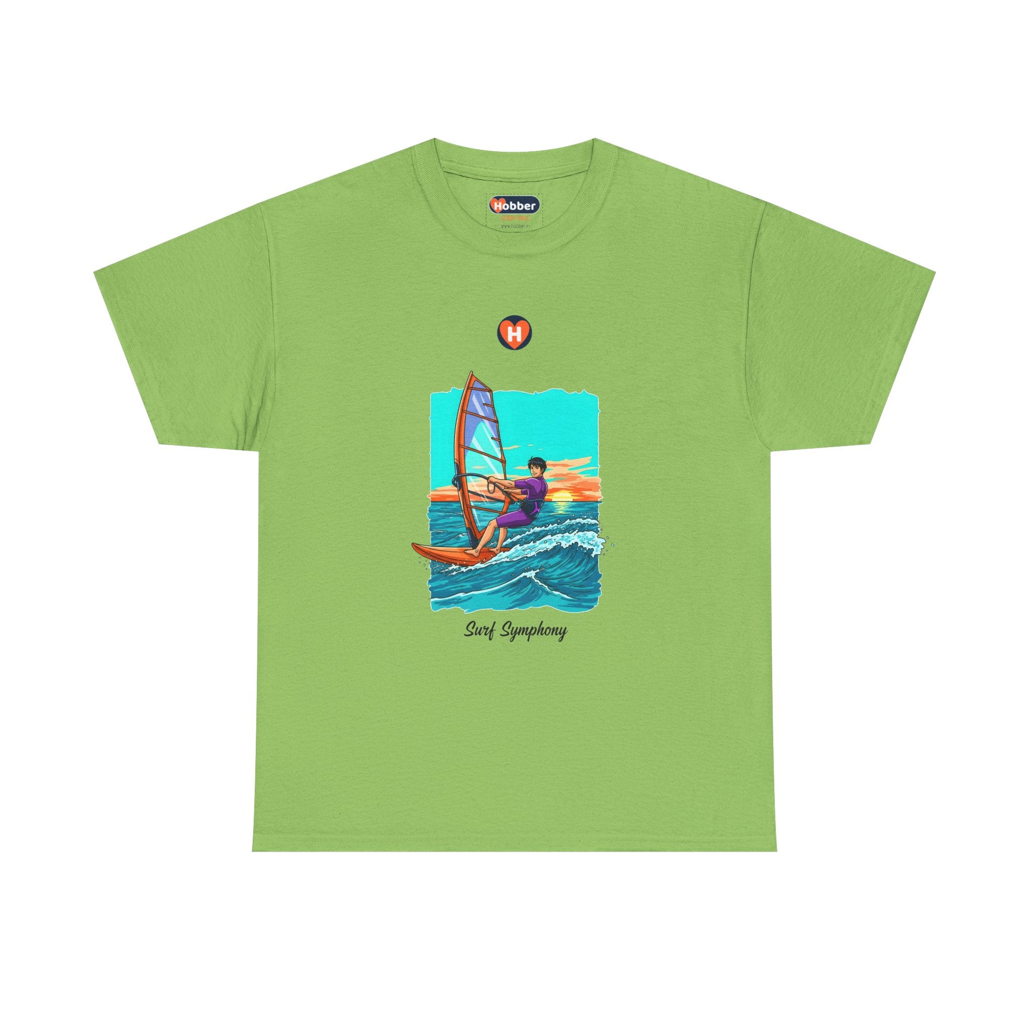 Hobber Mens Sports & Adventure T-Shirt, #13 Windsurfing