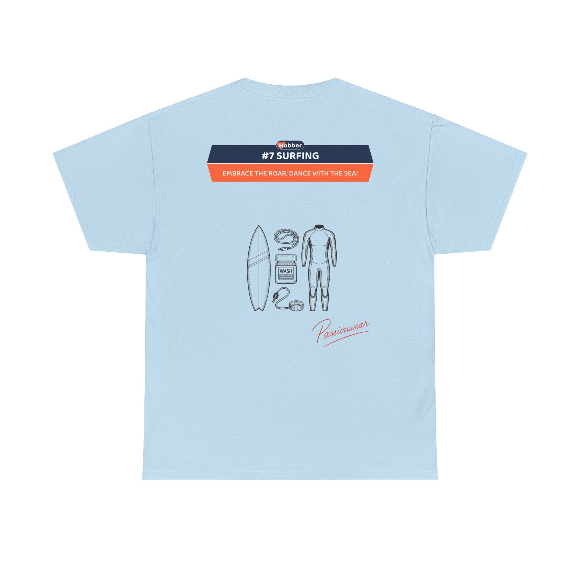 Hobber Mens Sports & Adventure T-Shirt, #7 Surfing