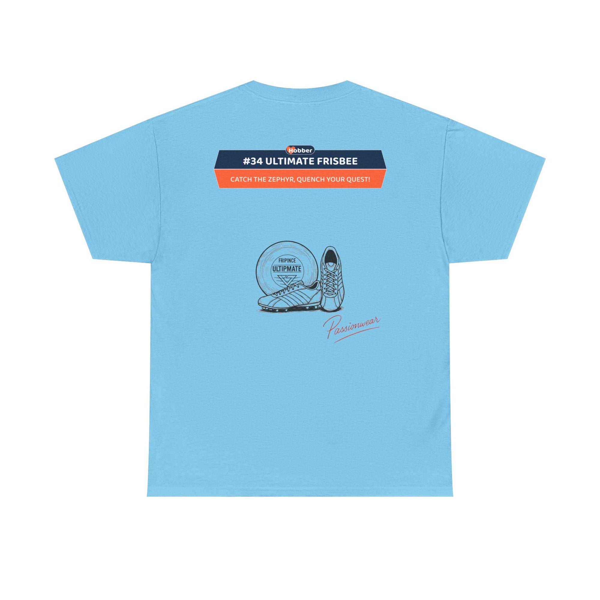 Hobber Unisex Sports & Adventure T-Shirt, #34 Ultimate Frisbee